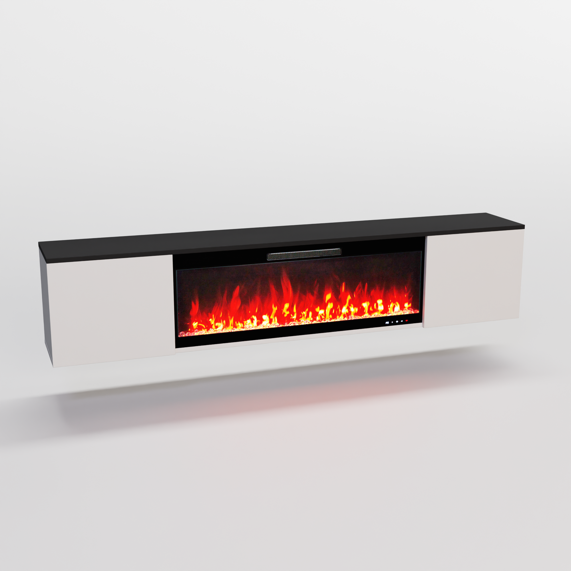 Glow Fire Sideboard CW7 mit Core 106 Elektrokamin