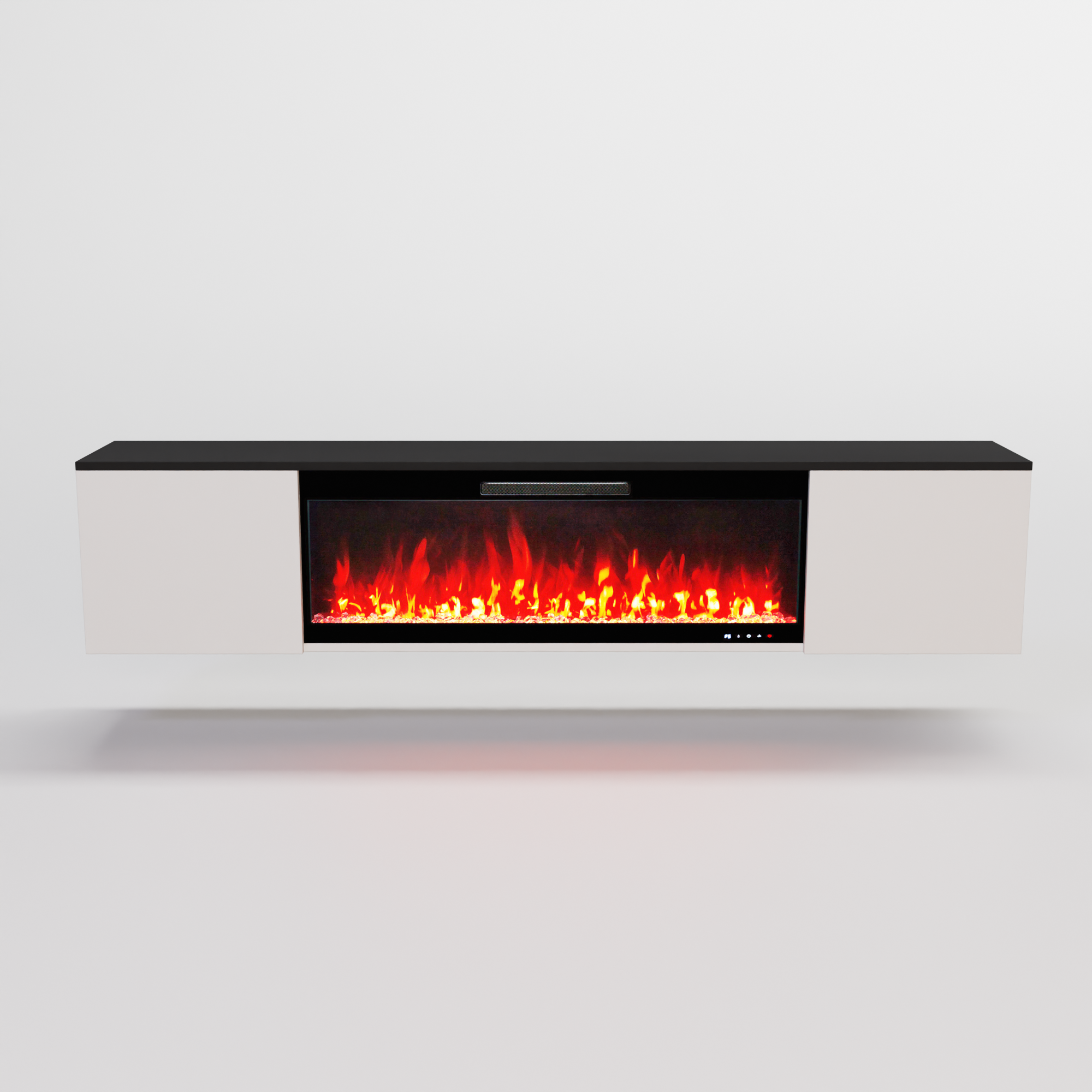 Glow Fire Sideboard CW7 mit Core 106 Elektrokamin