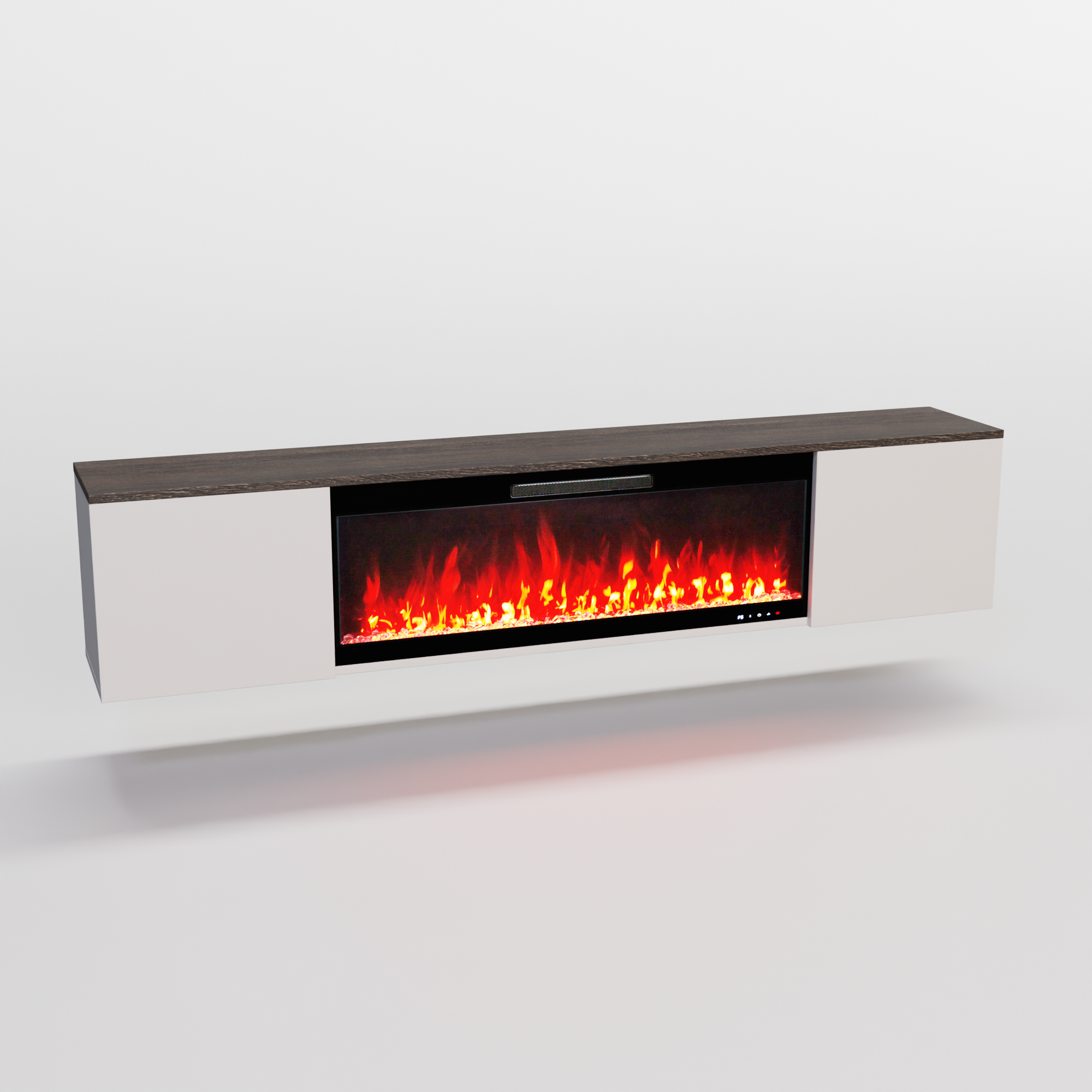 Glow Fire Sideboard CW7 mit Core 106 Elektrokamin
