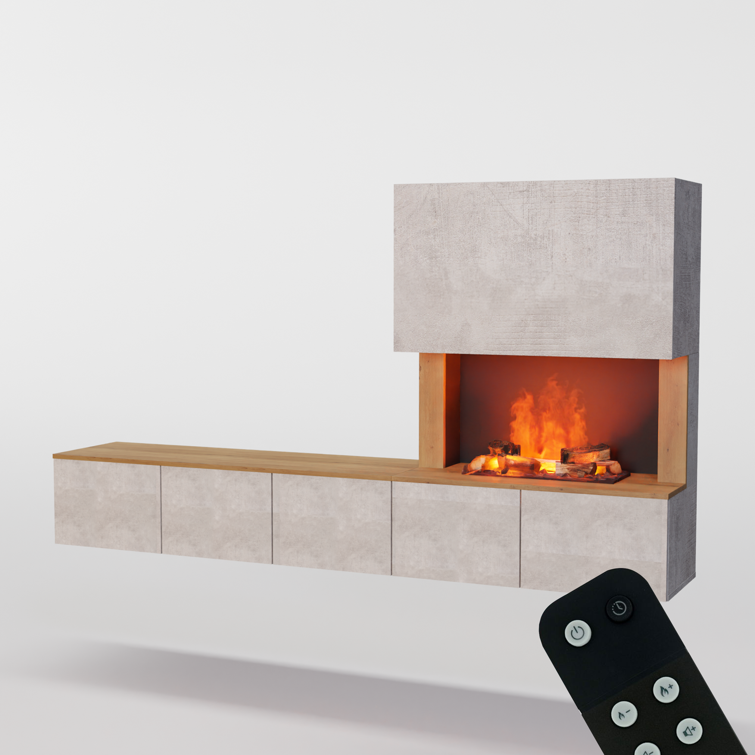 Glow Fire CW5 Rechts Wasserdampf Sideboard