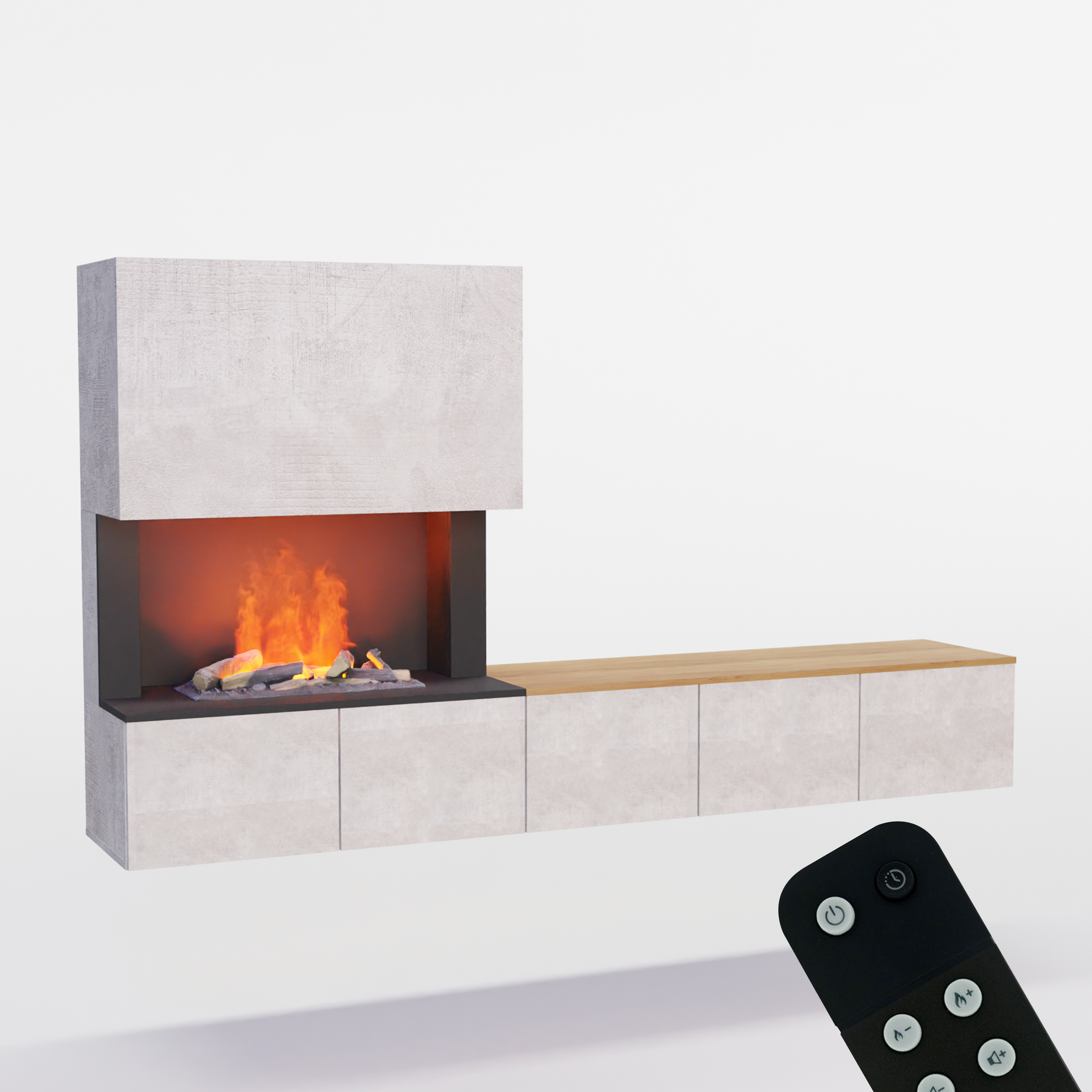 Glow Fire CW5 Wasserdampf Sideboard