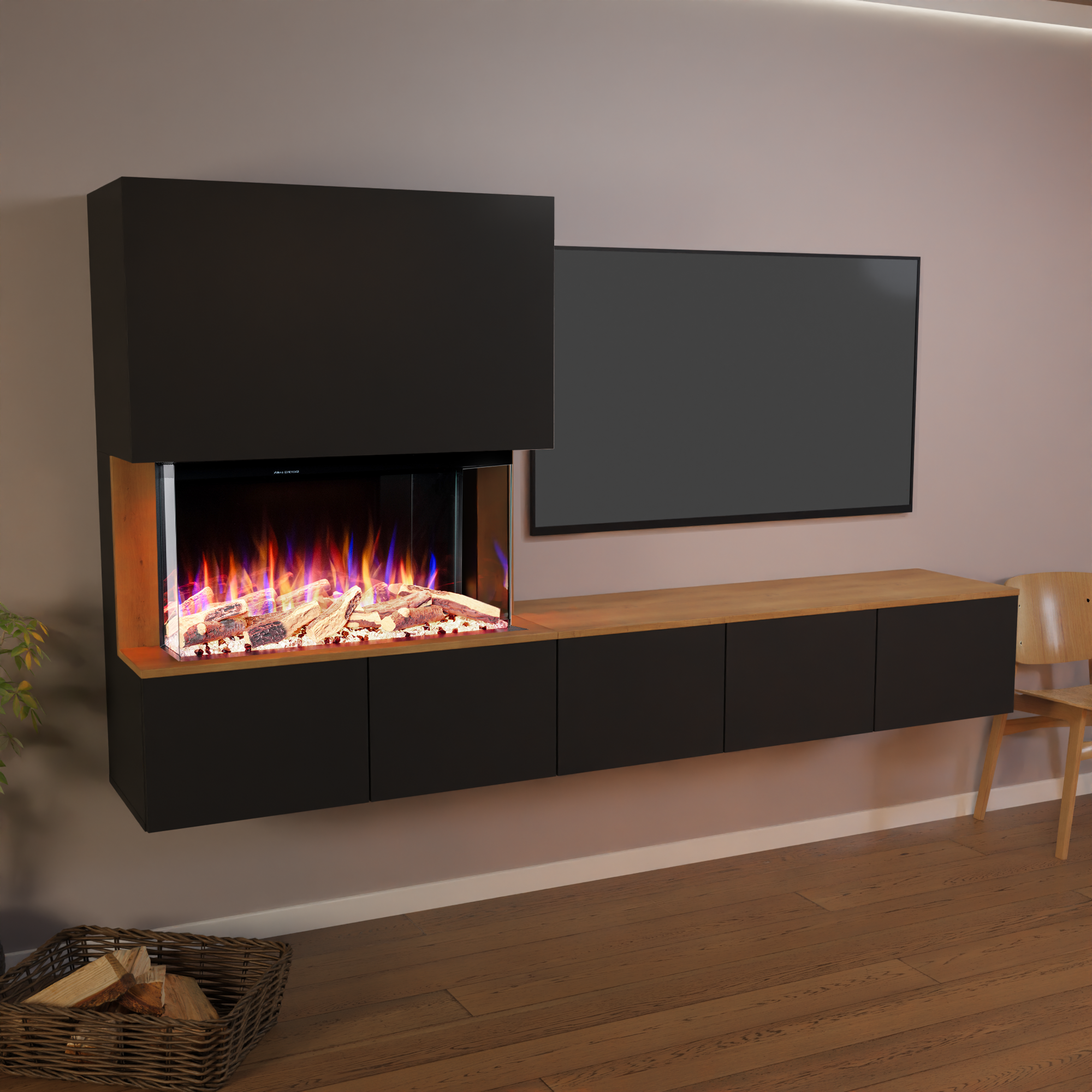 Glow Fire Elektrokamin CW5 E-Motion