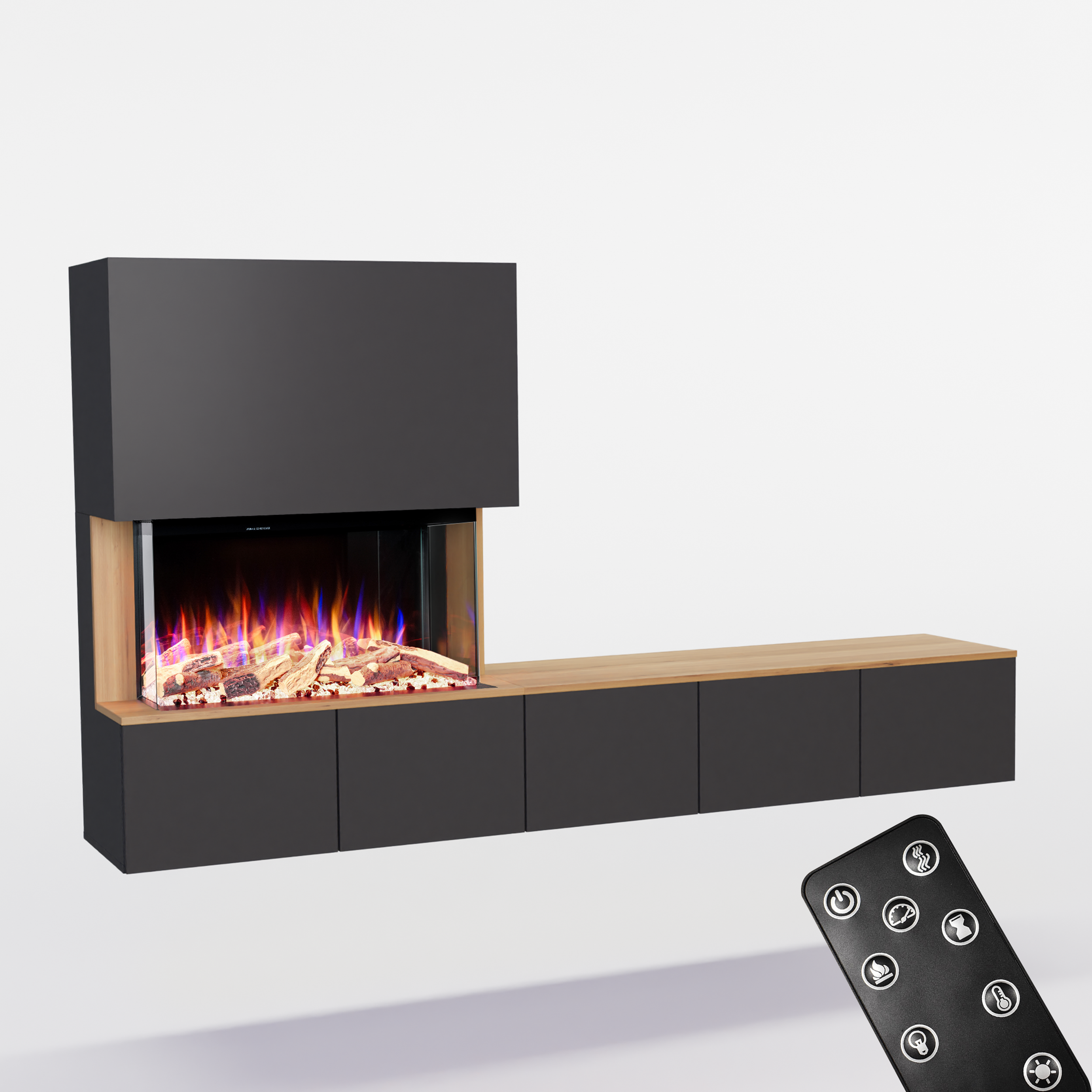 Glow Fire Elektrokamin CW5 E-Motion