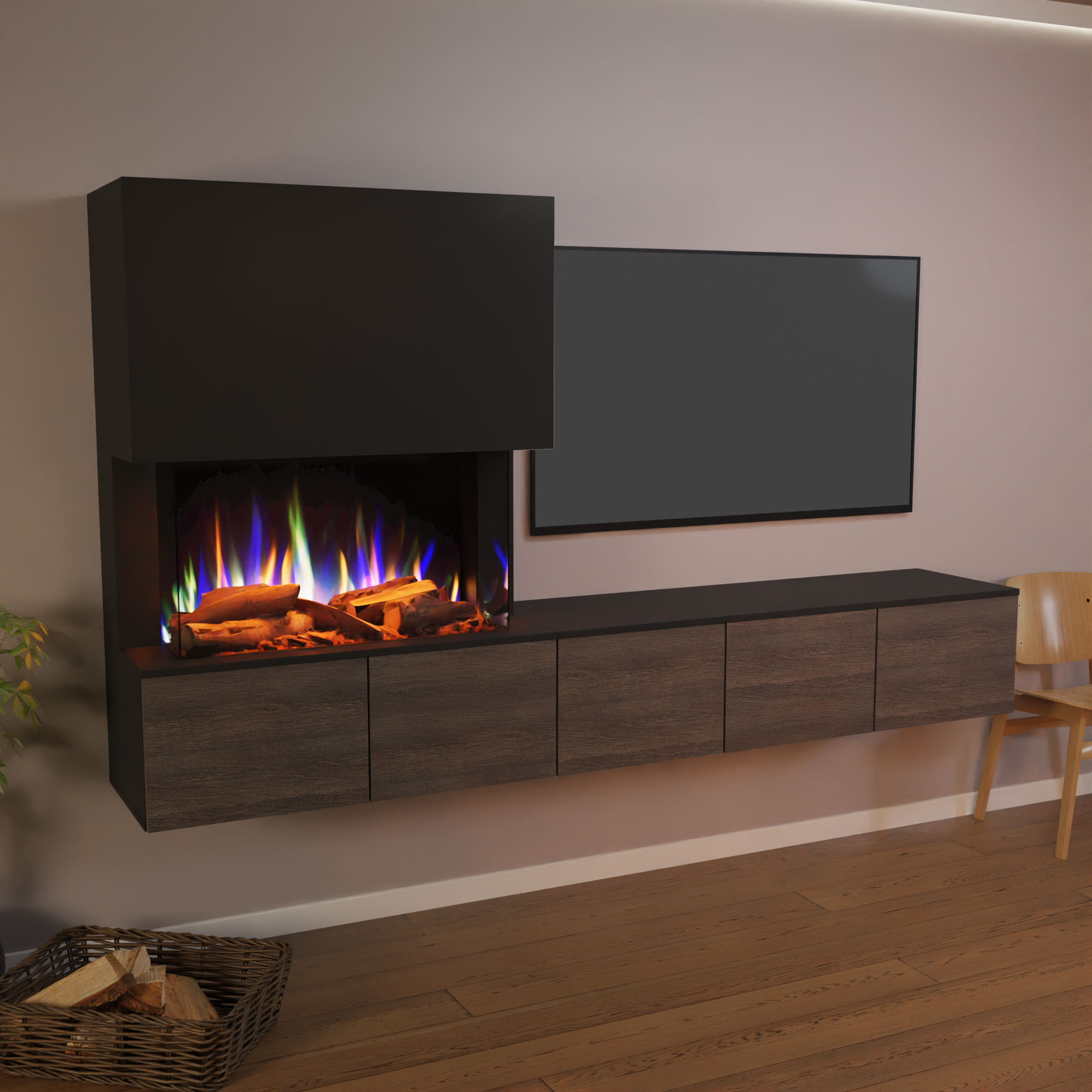 Glow Fire Elektrokamin CW5 E-Motion