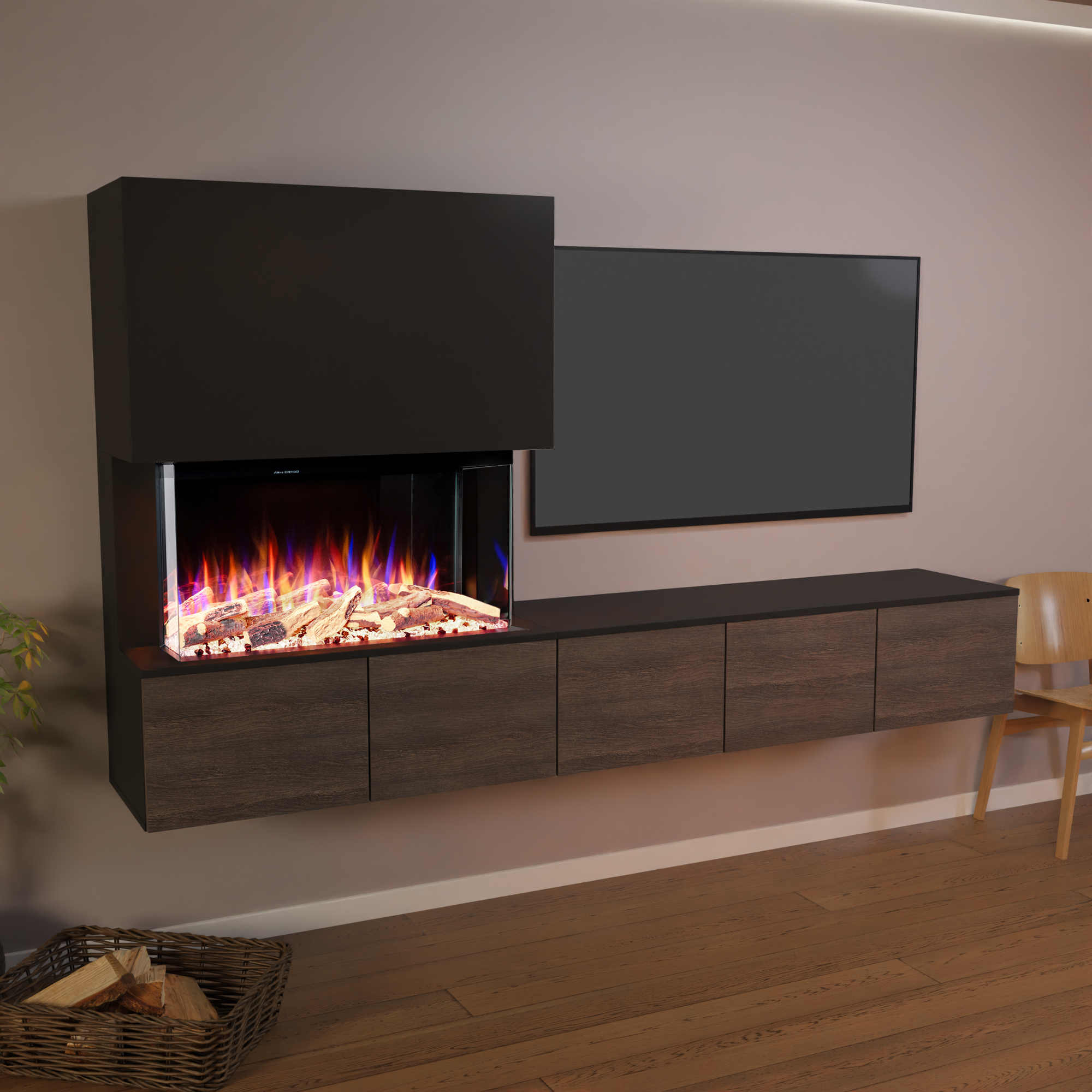 Glow Fire Elektrokamin CW5 E-Motion