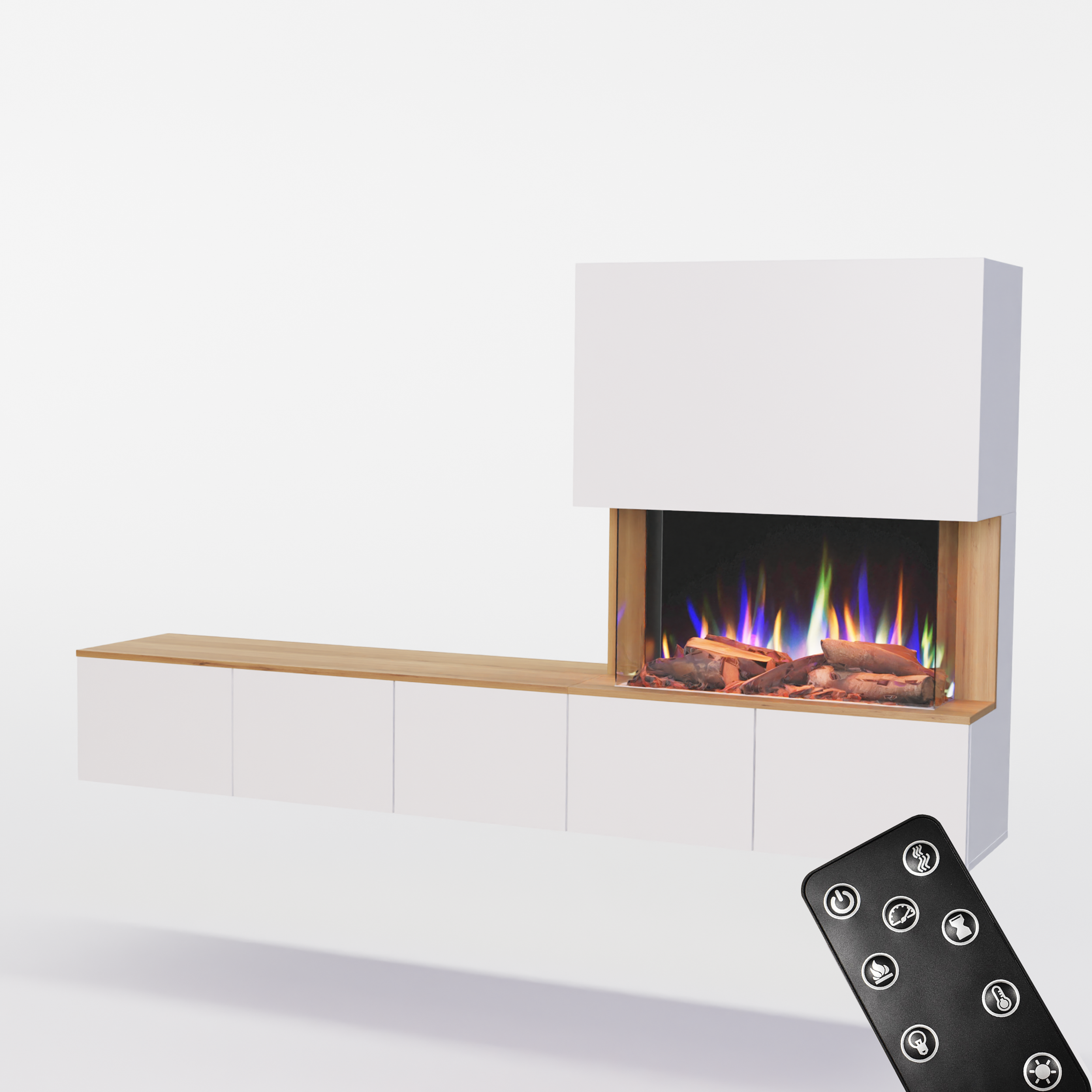 Glow Fire Elektrokamin CW5 Rechts E-Motion