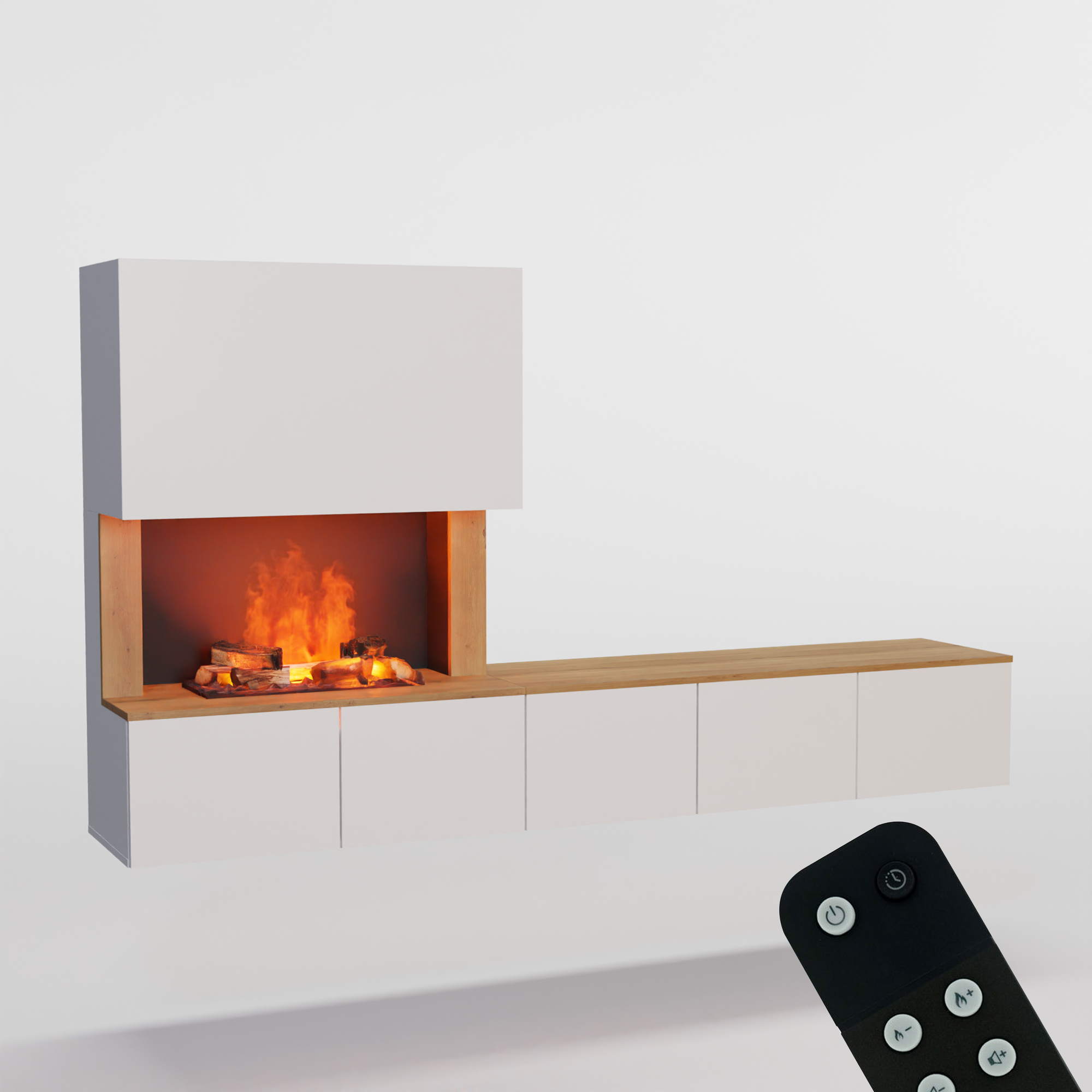 Meuble avec système de vapeur d'eau Glow Fire CW5