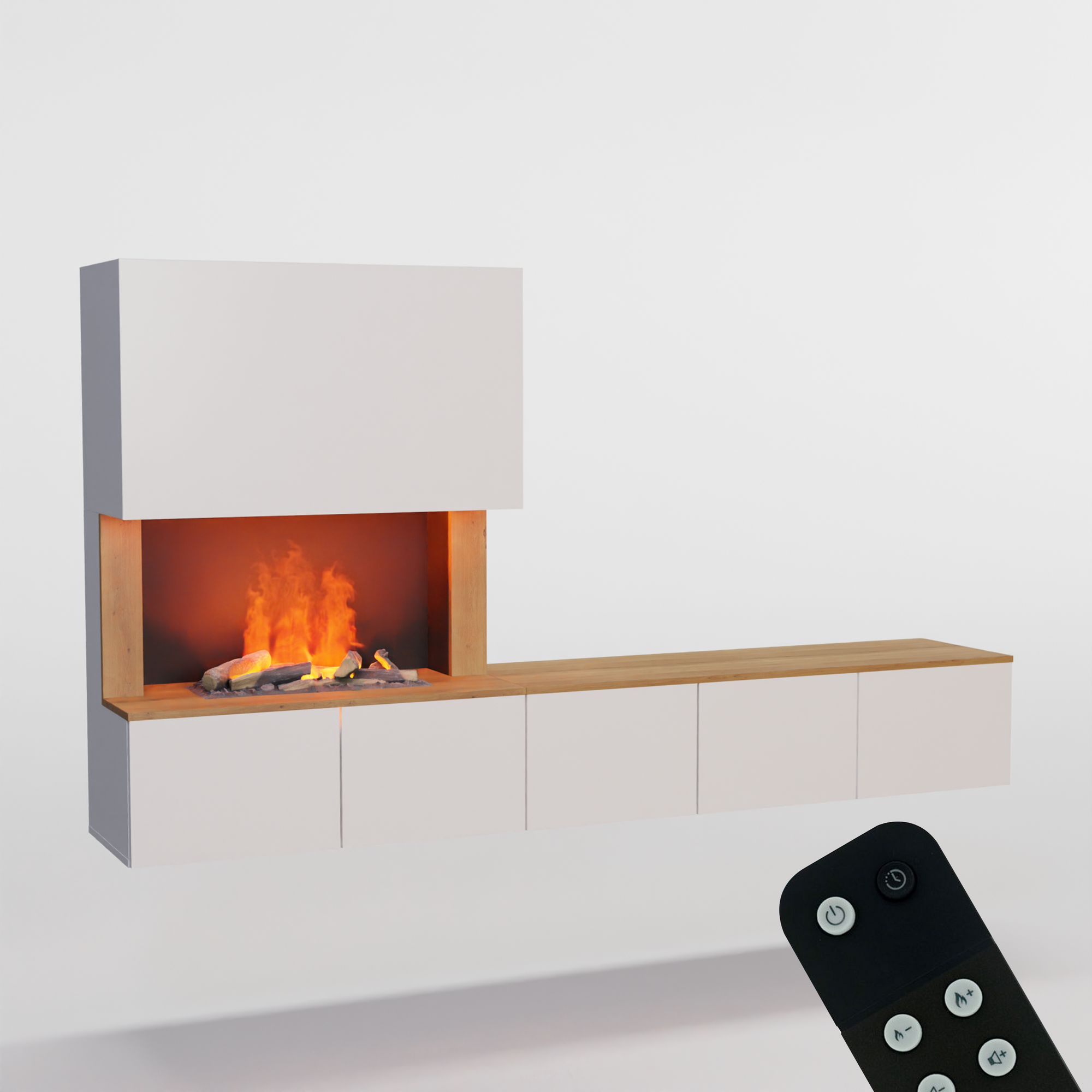 Meuble avec système de vapeur d'eau Glow Fire CW5