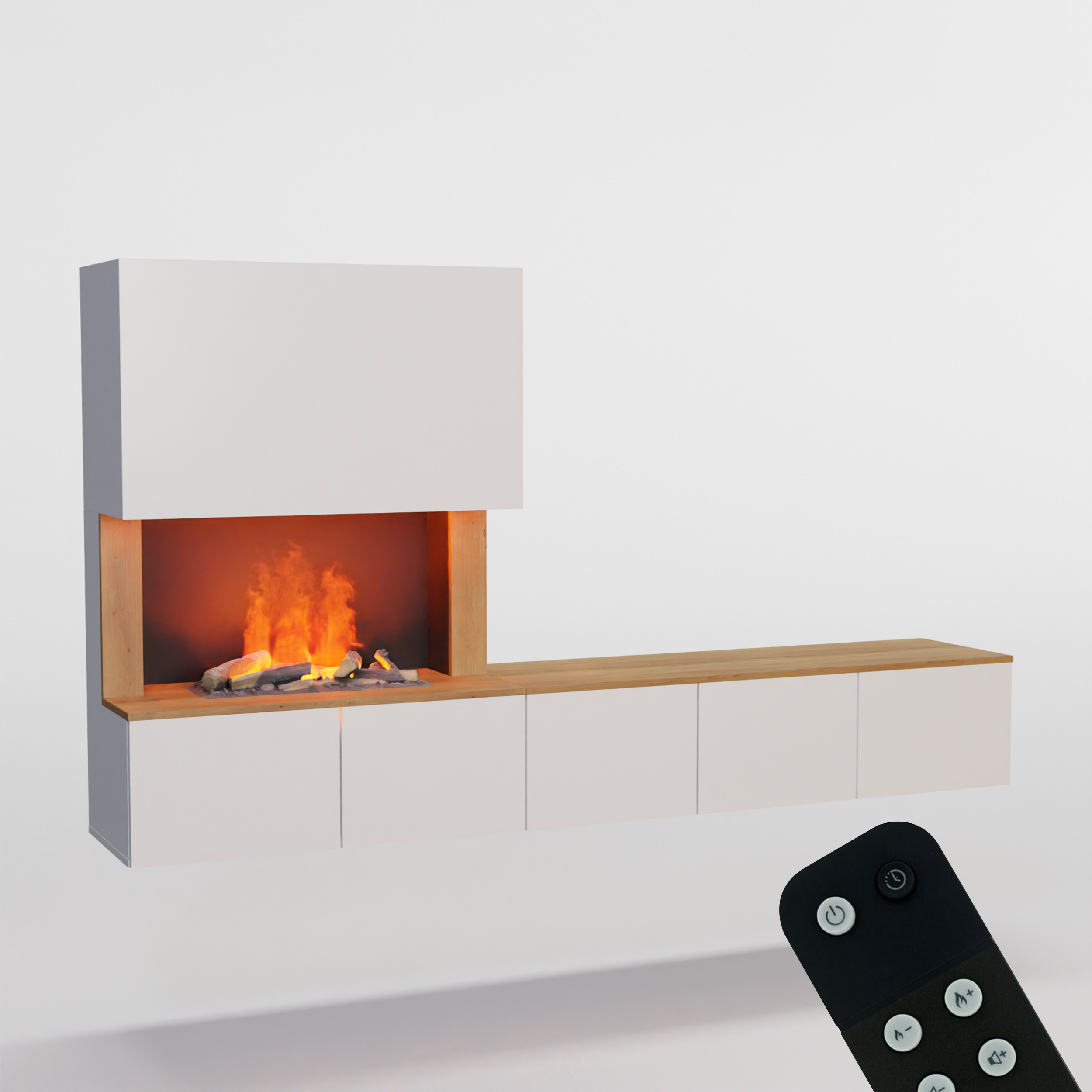 Glow Fire CW5 Links Wasserdampf Sideboard