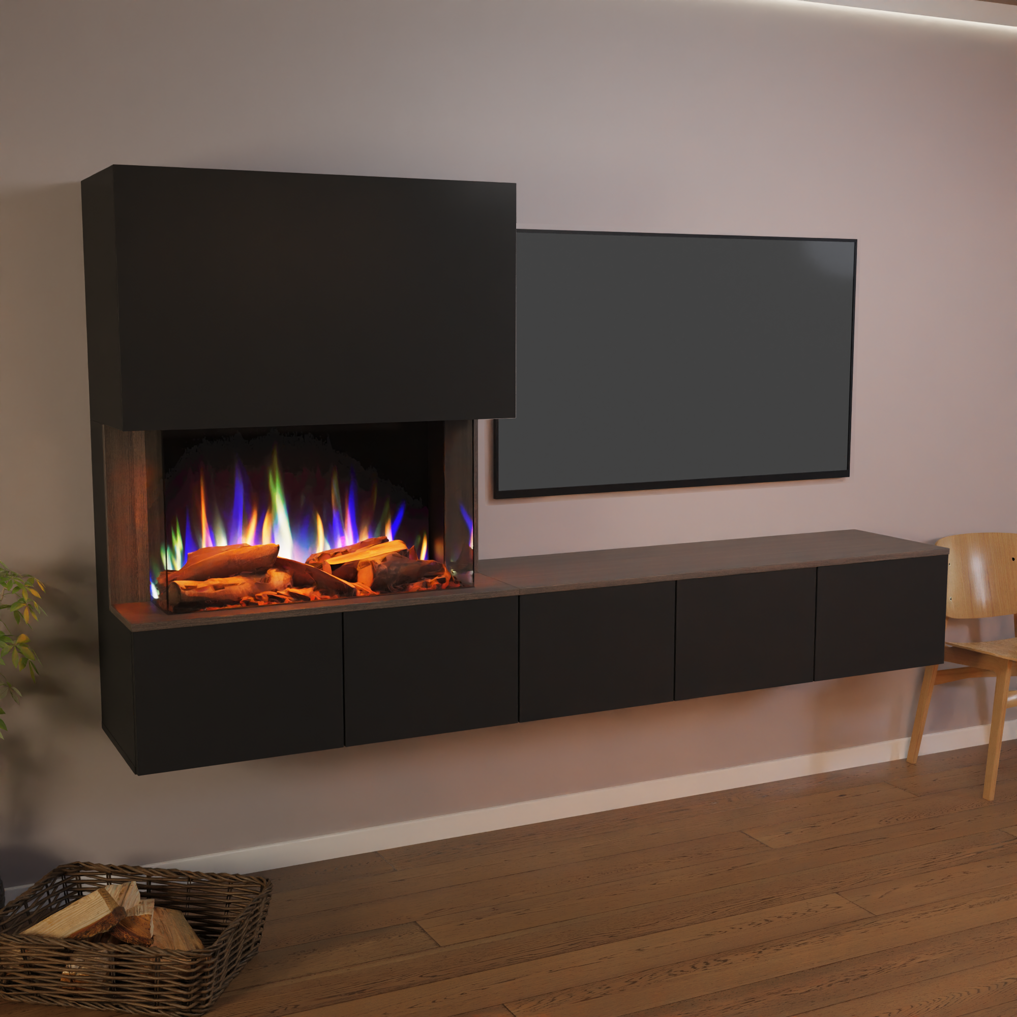 Glow Fire Elektrokamin CW5 E-Motion