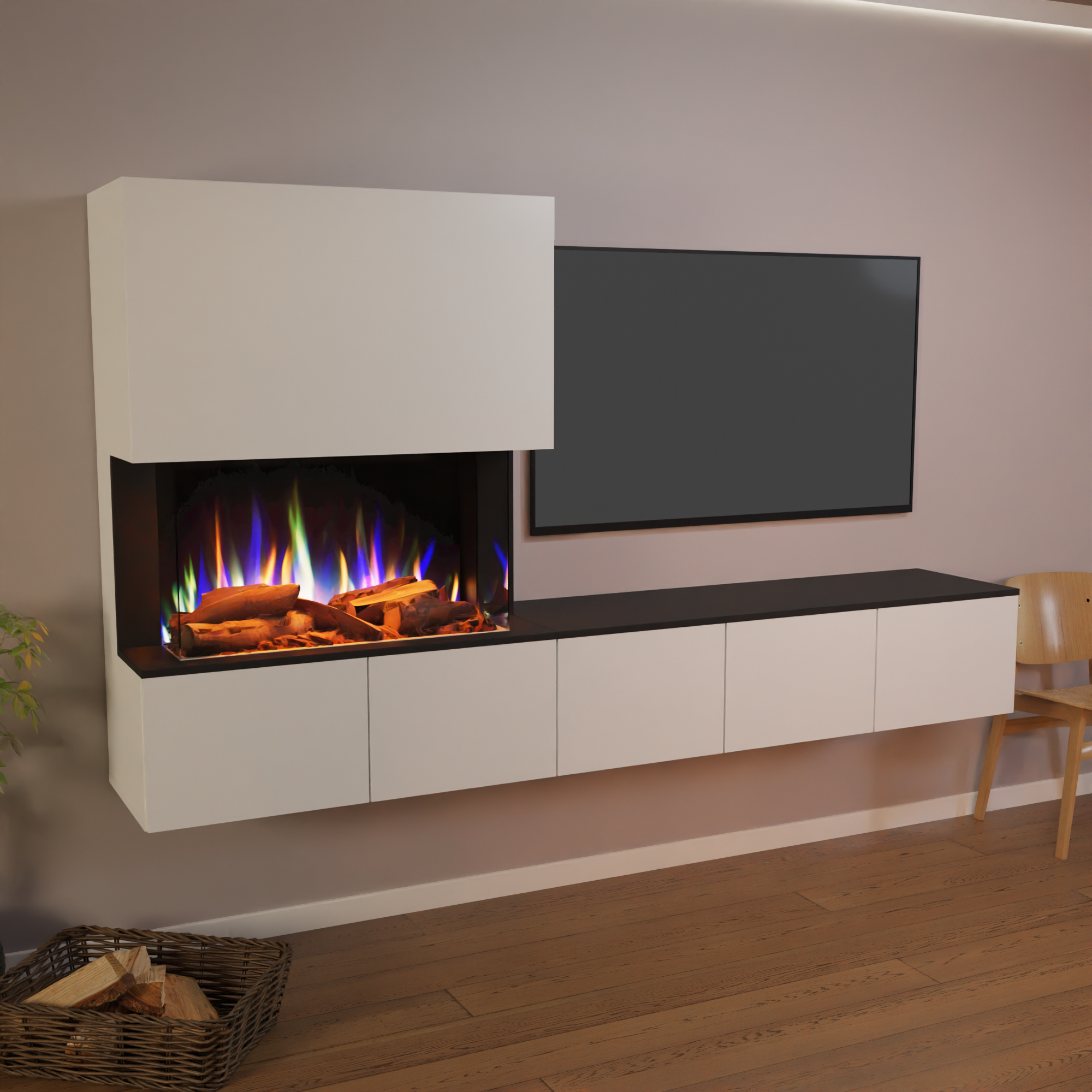 Glow Fire Elektrokamin CW5 E-Motion