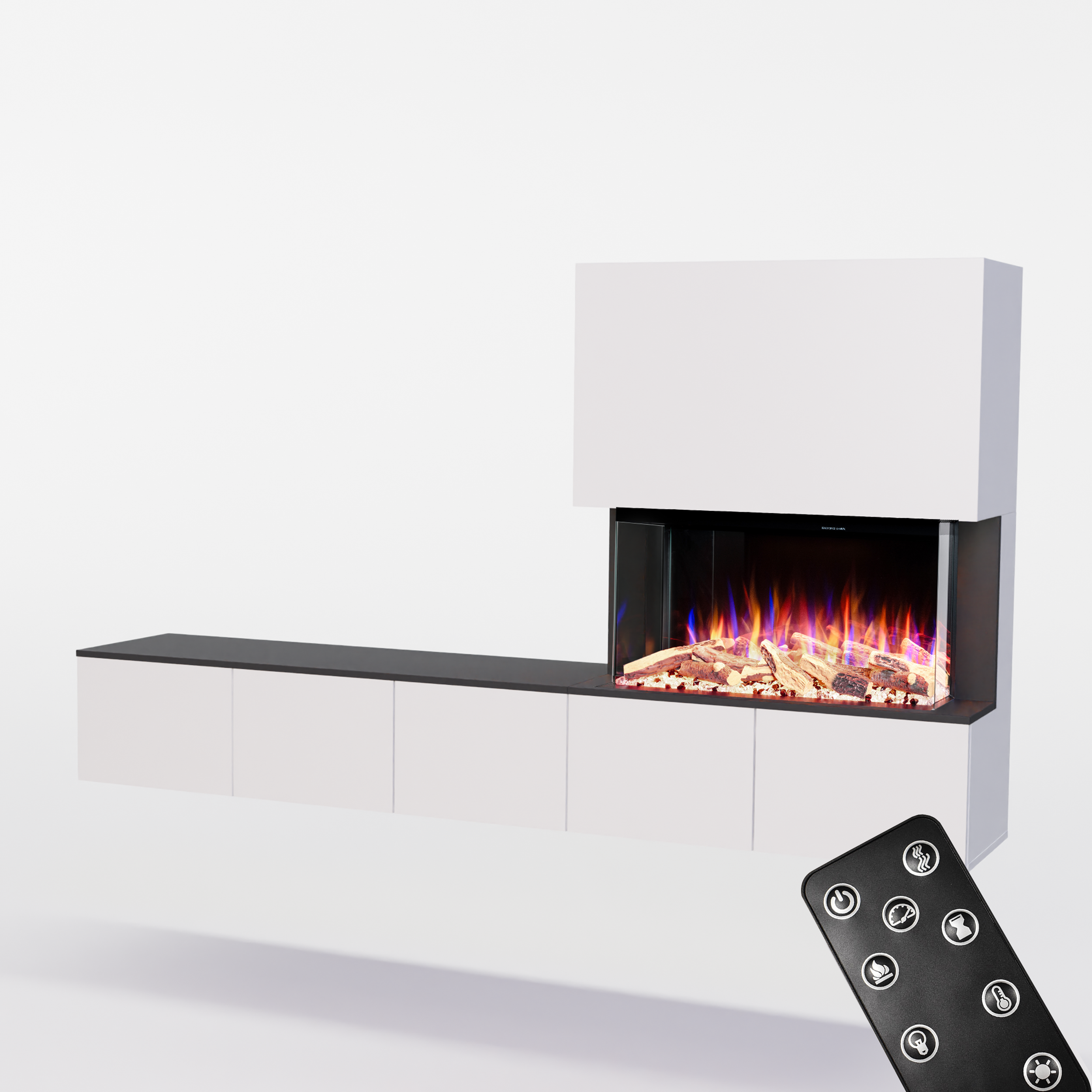 Glow Fire Elektrokamin CW5 Rechts E-Motion