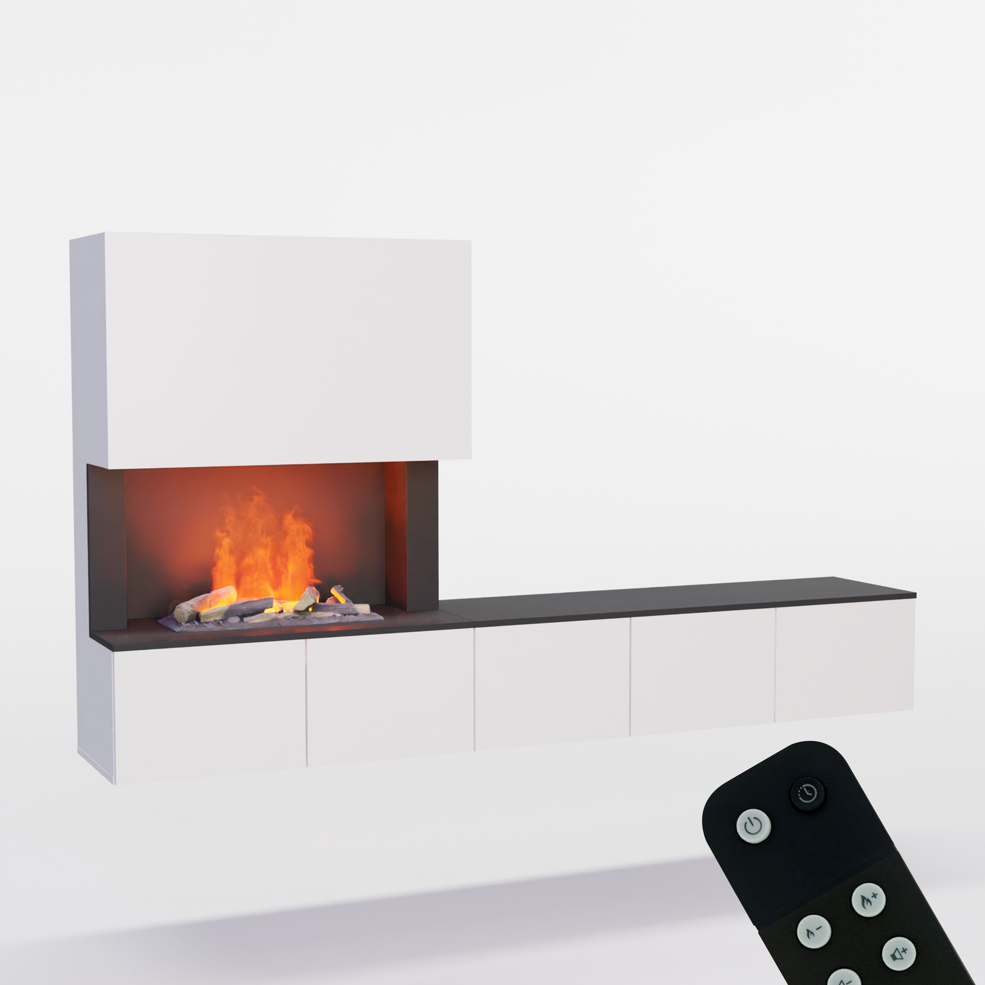 Meuble avec système de vapeur d'eau Glow Fire CW5