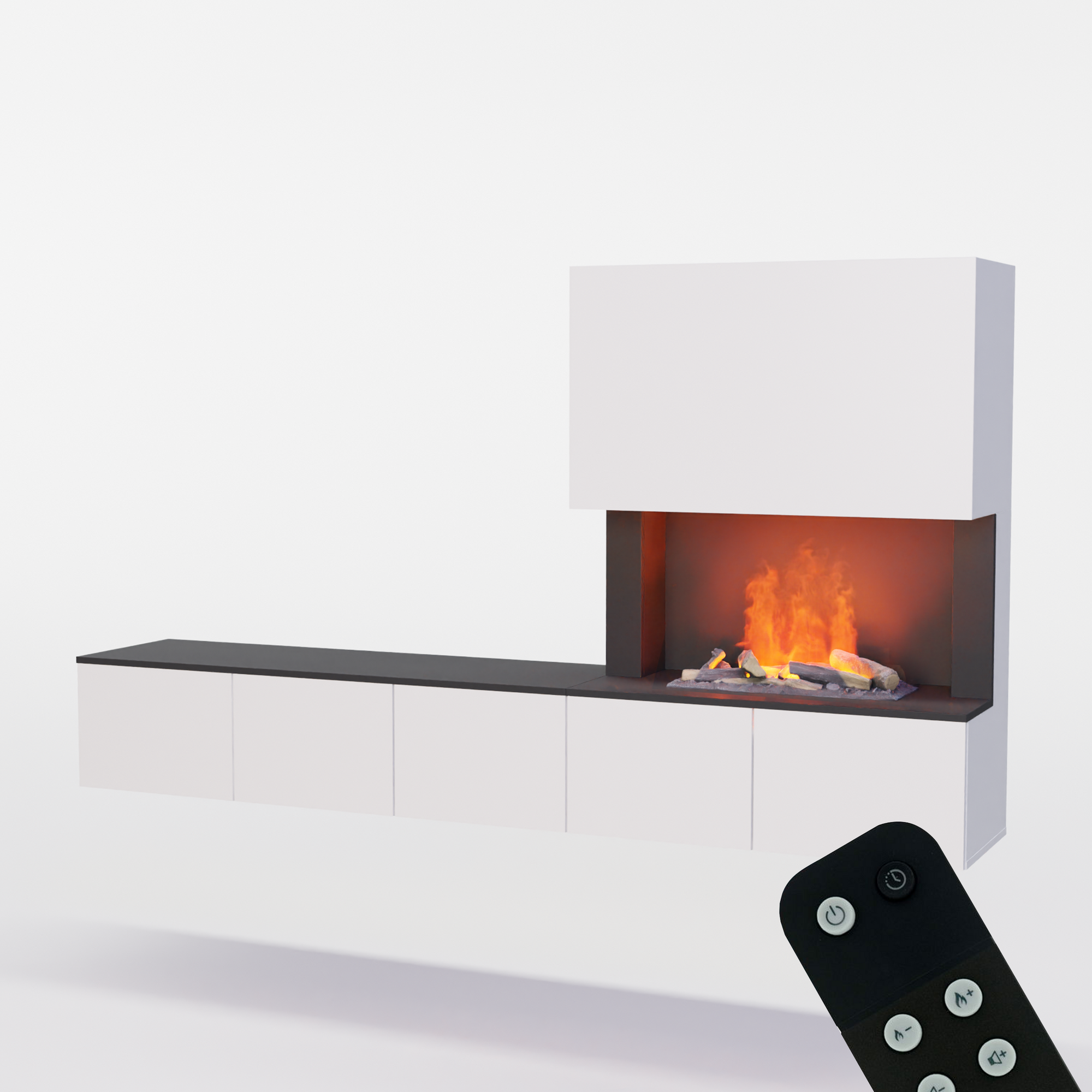 Meuble avec système de vapeur d'eau Glow Fire CW5