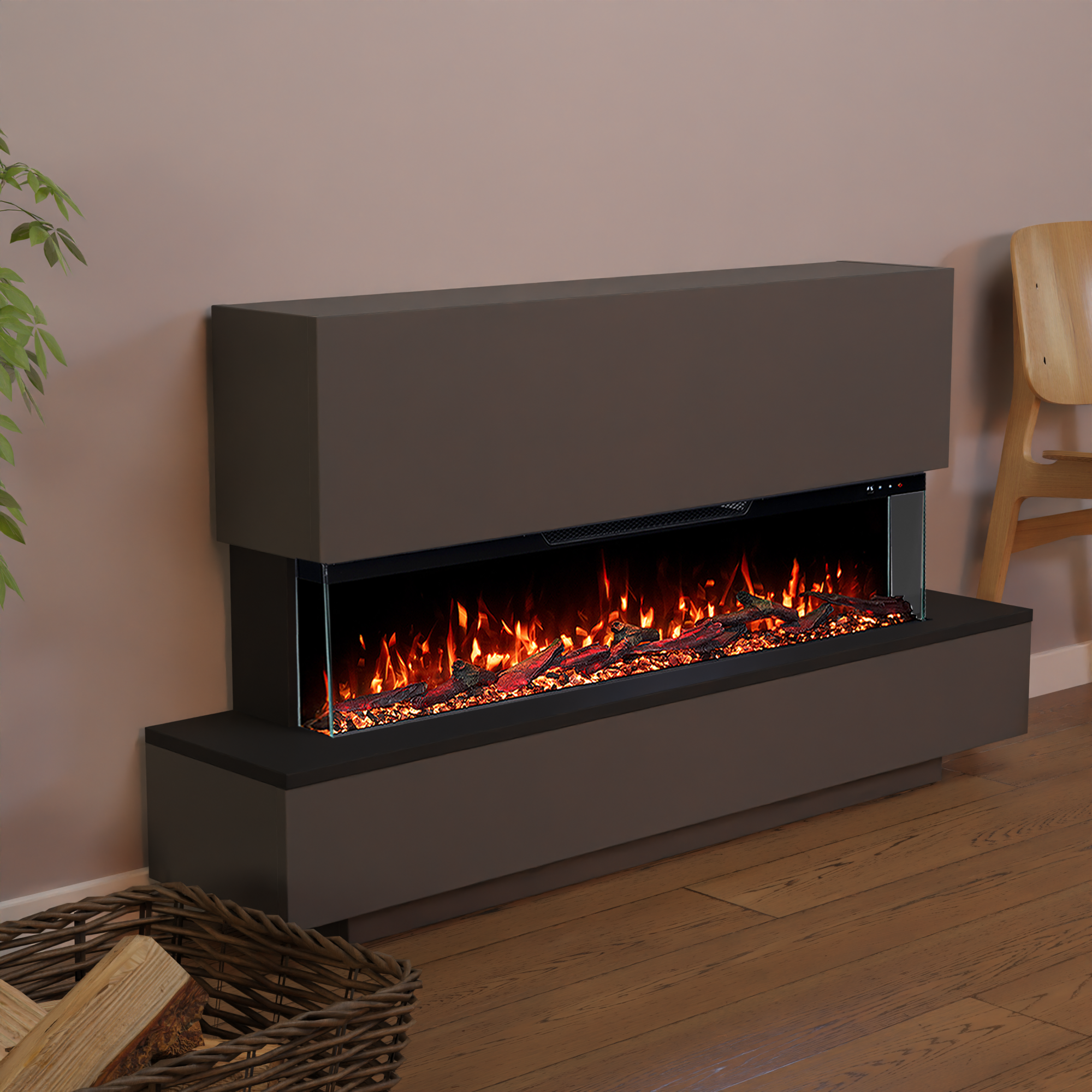 Glow Fire Cobalt Standkamin Elektrokamin