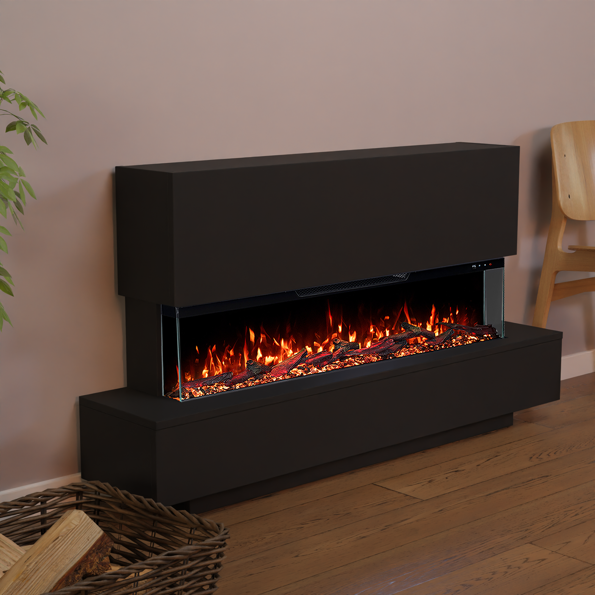 Glow Fire Cobalt Standkamin Elektrokamin