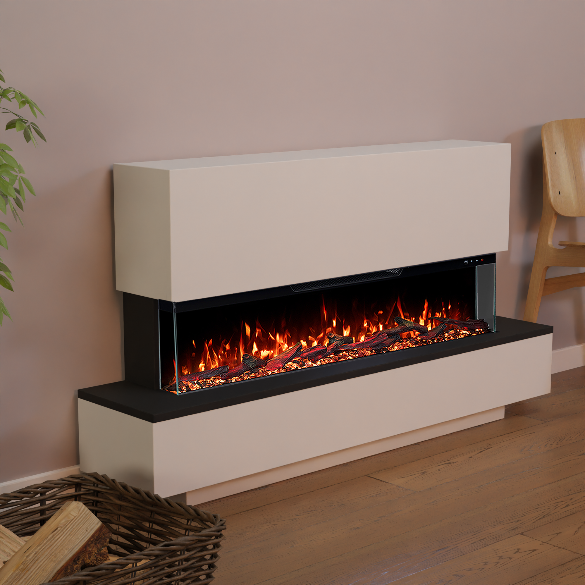 Glow Fire Cobalt Standkamin Elektrokamin