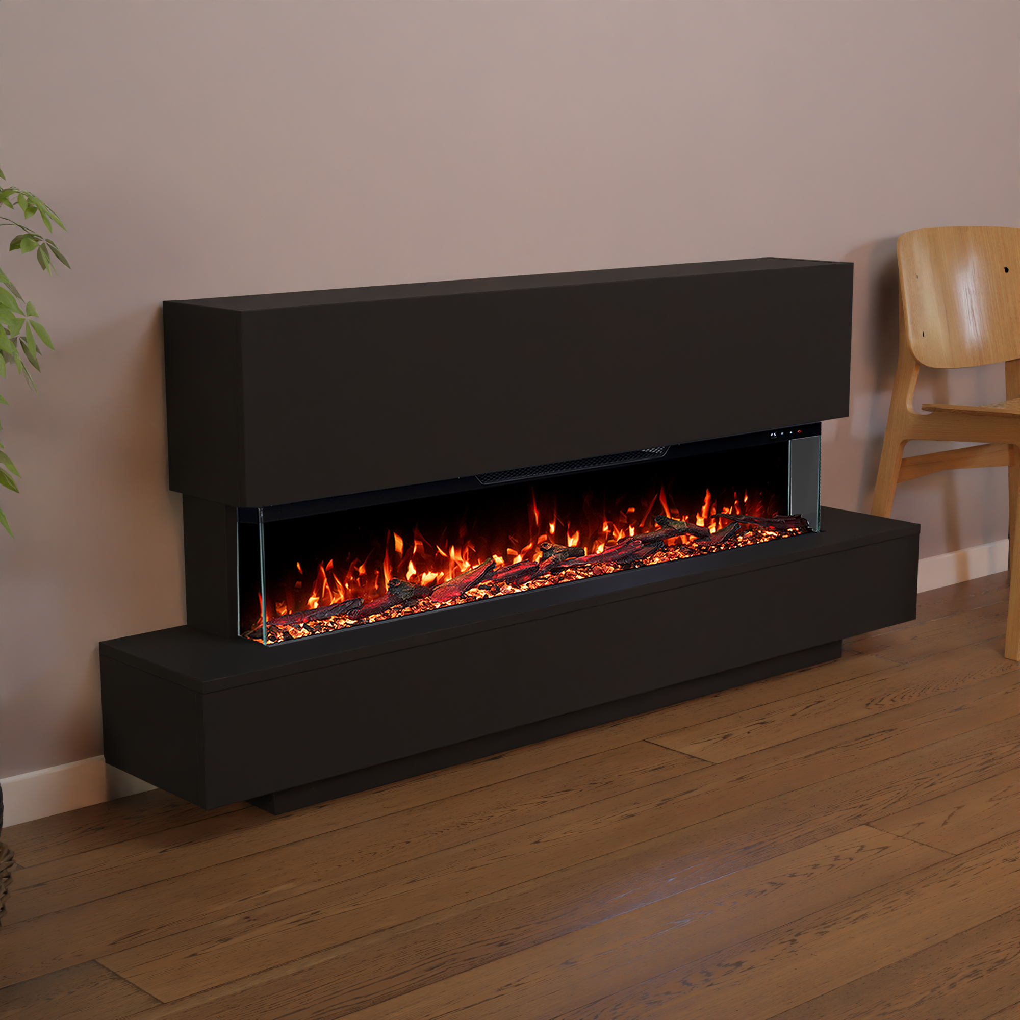 Glow Fire Cobalt Standkamin Elektrokamin