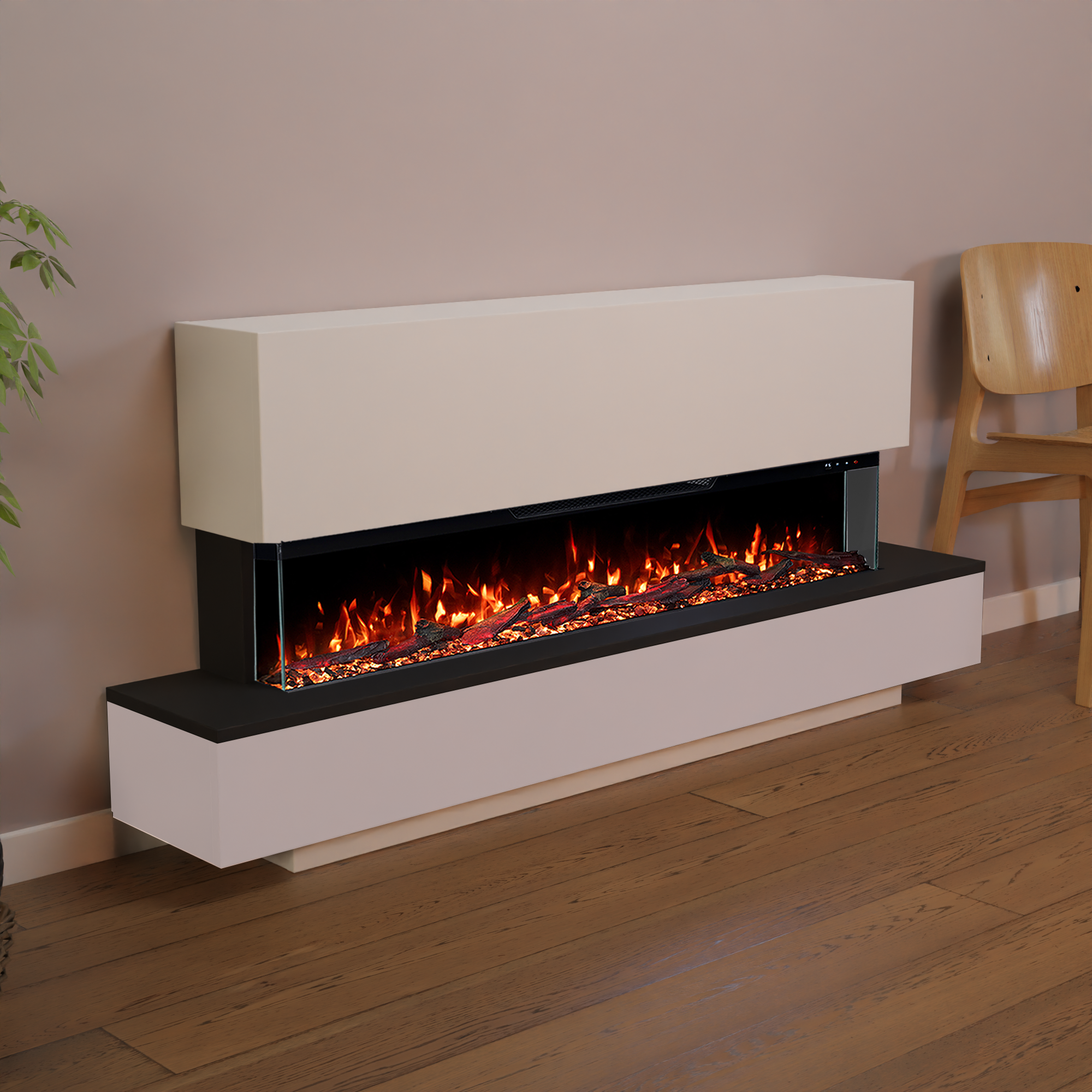 Glow Fire Cobalt Standkamin Elektrokamin
