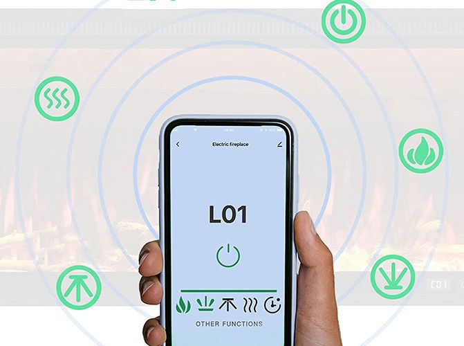 Glow Fire SCM-1 Elektrokamin Weiß