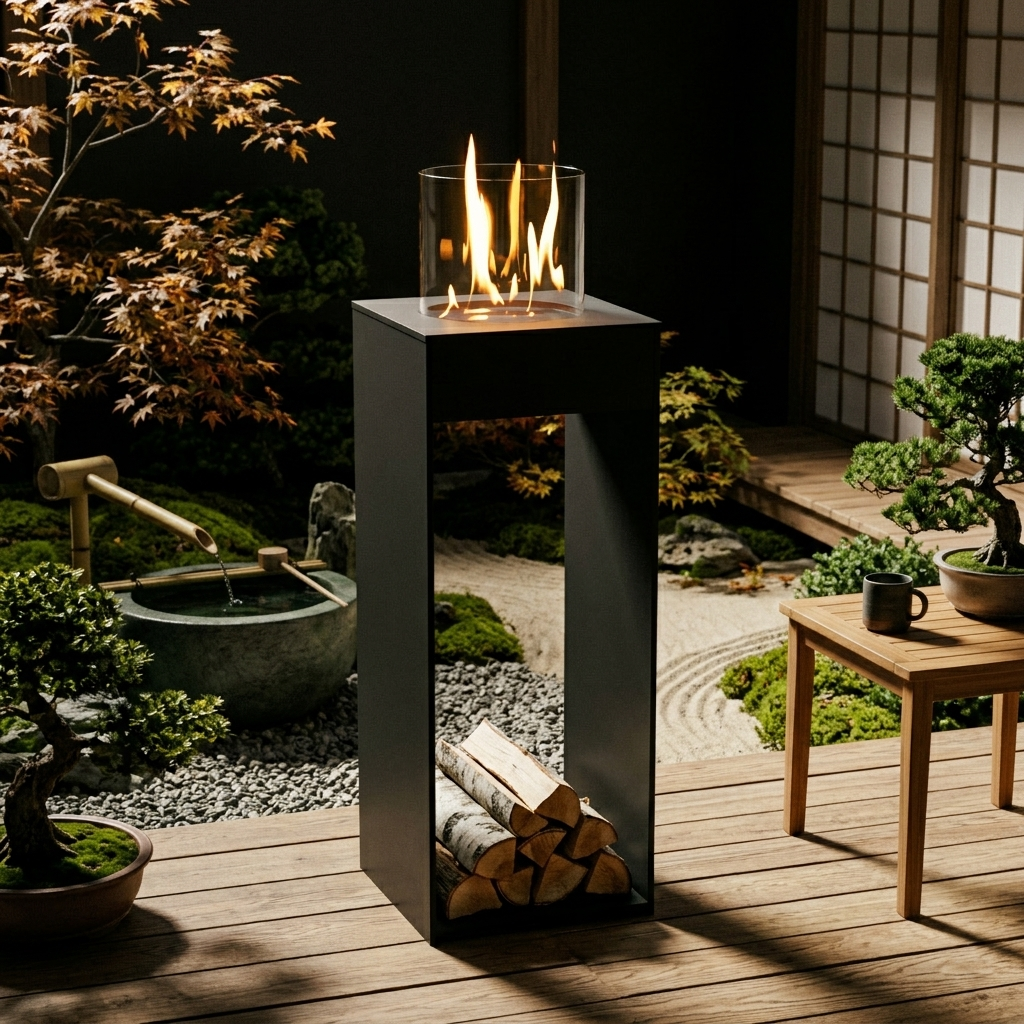 Glow Fire Emma Concept L Outdoor Ethanolkamin