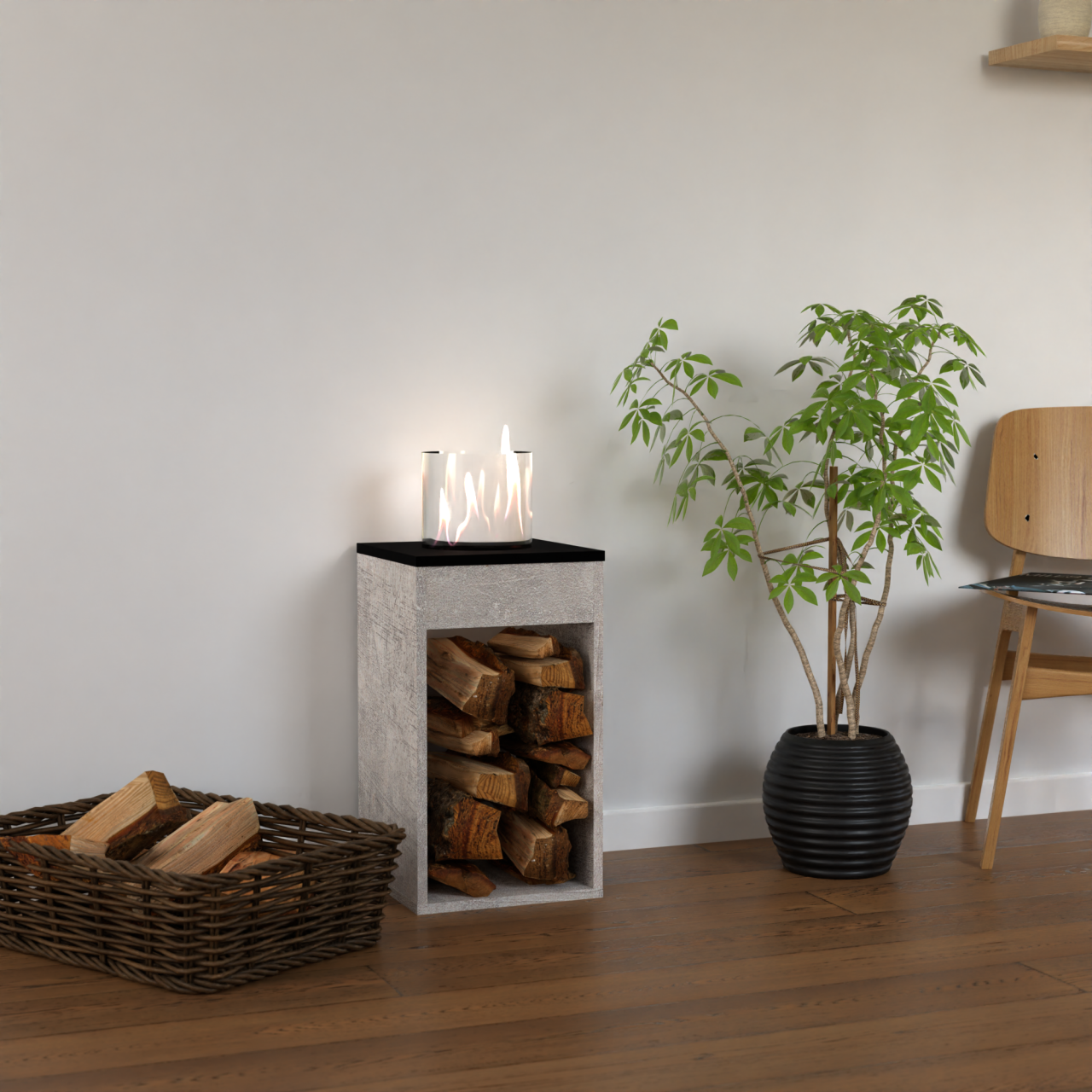 Glow Fire Emma Concept M Ethanol Kamin