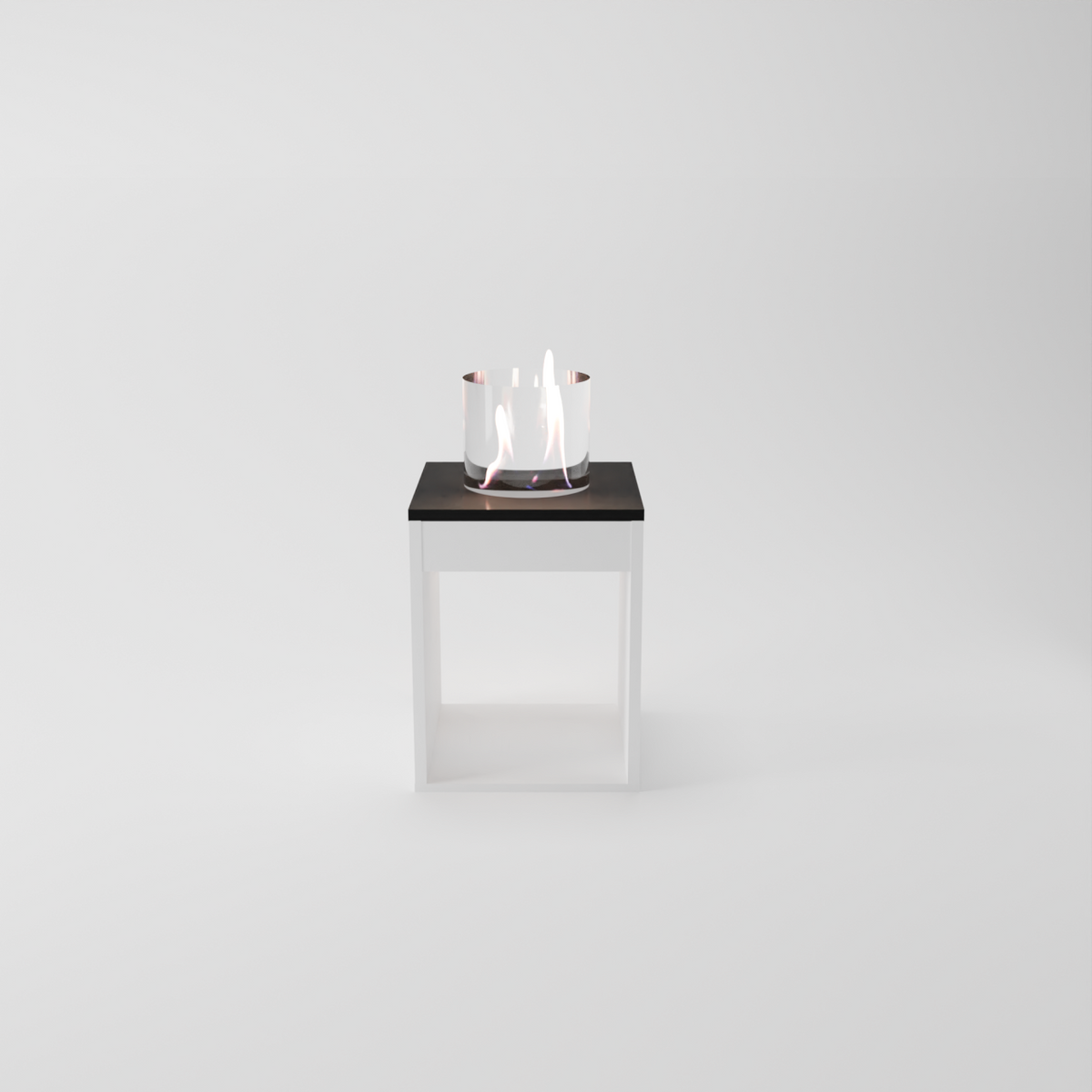 Glow Fire Emma Concept S Ethanol Kamin Weiß