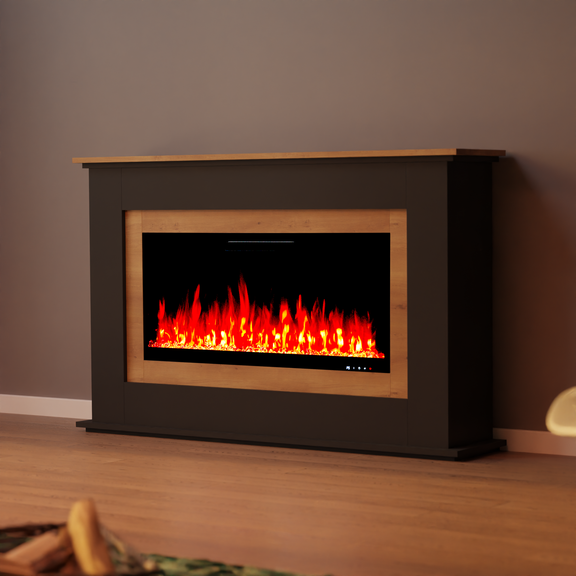 Glow Fire Rhea Oak Elektrokamin