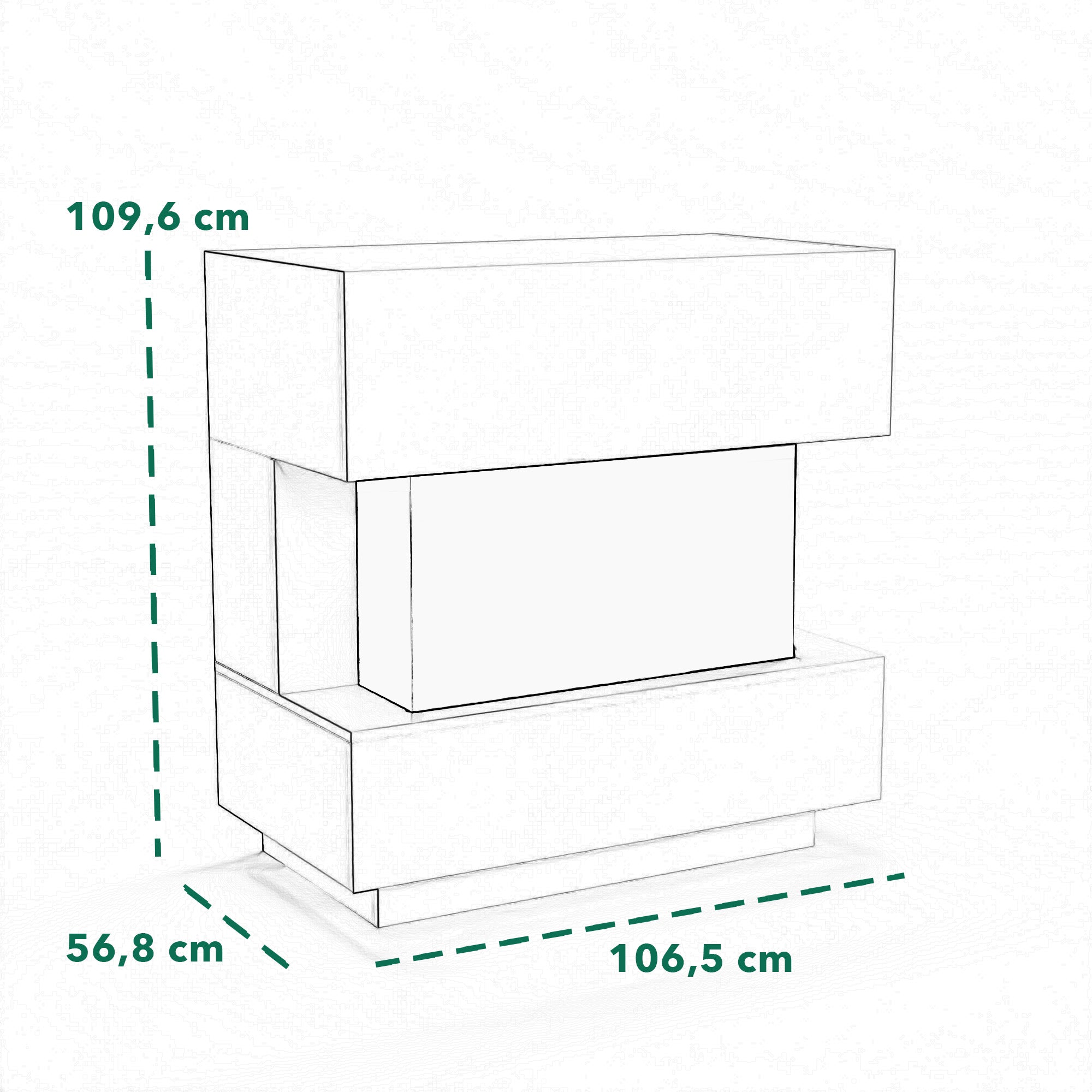 Glow Fire HG1 Elektrokamin mit Hologrammfeuer