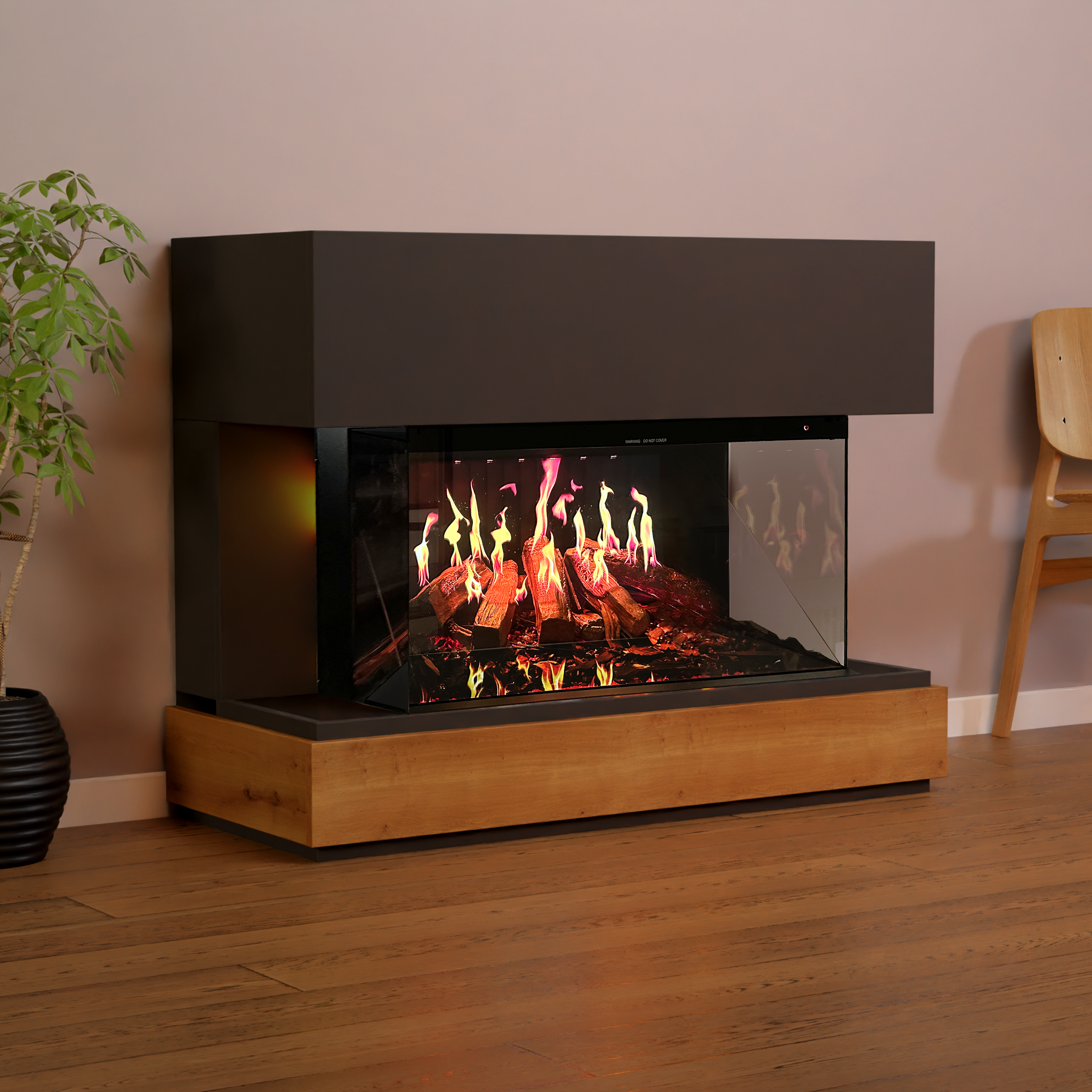 Glow Fire HG5 Elektrokamin mit Hologrammfeuer