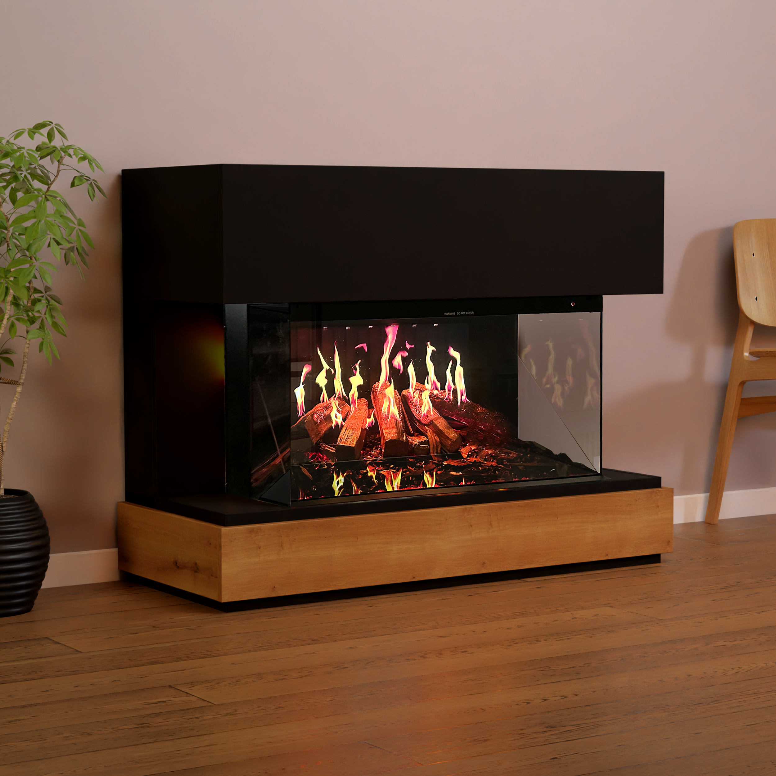 Glow Fire HG5 Elektrokamin mit Hologrammfeuer
