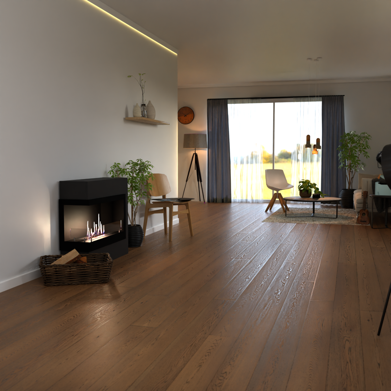 Glow Fire Halden Mini Links Ethanol Kamin