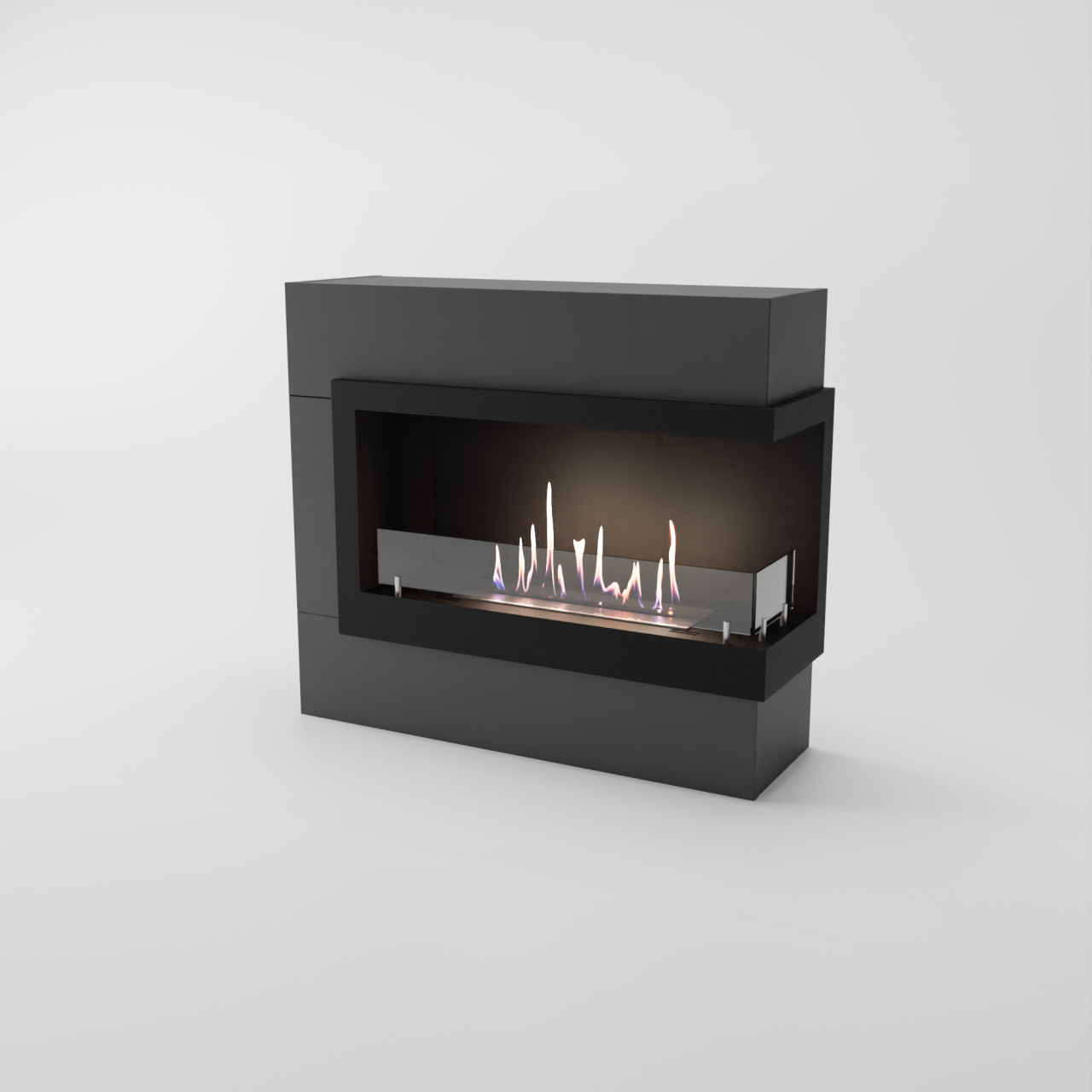 Glow Fire Halden Mini Rechts Ethanol Kamin