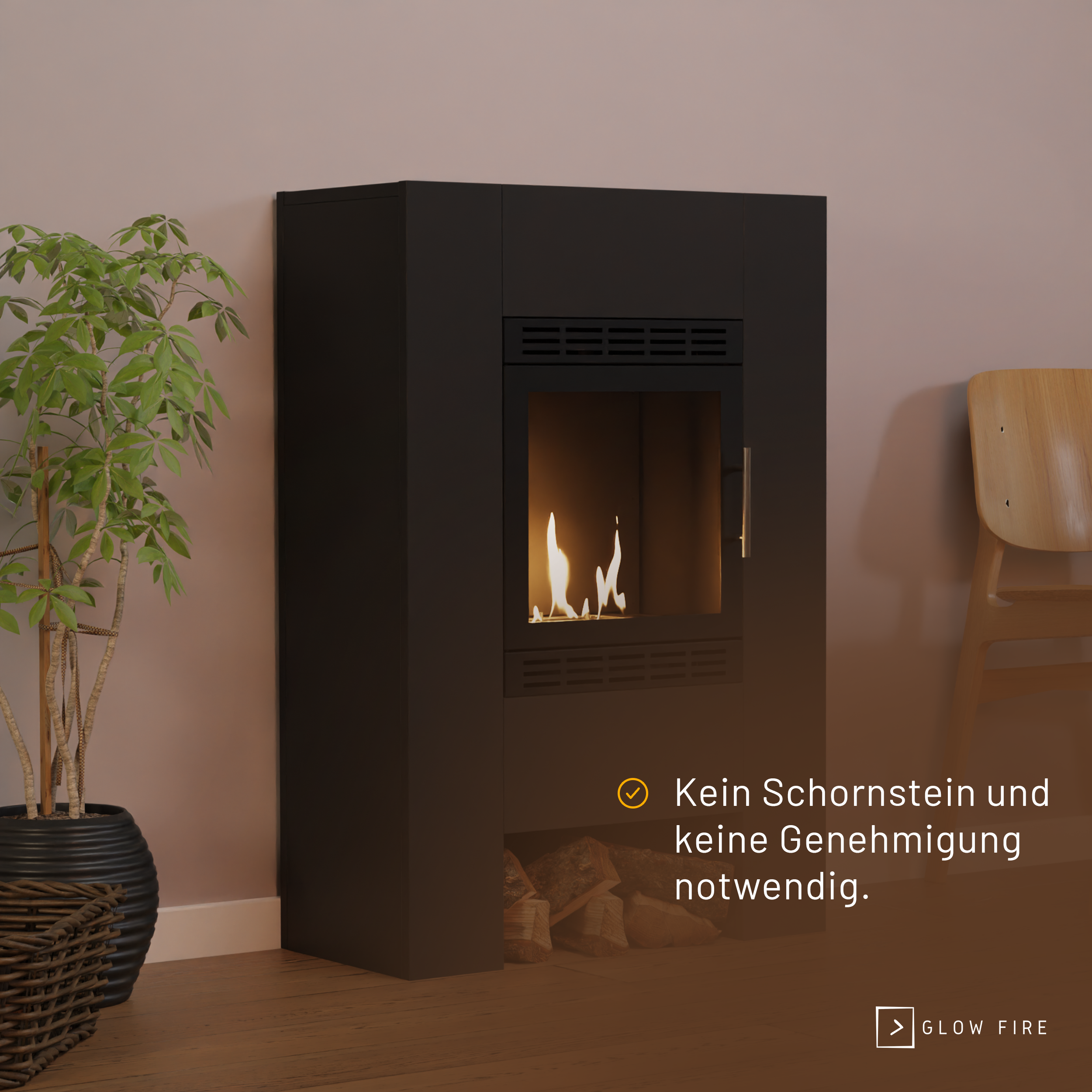 Glow Fire Hamar ethanolhaard