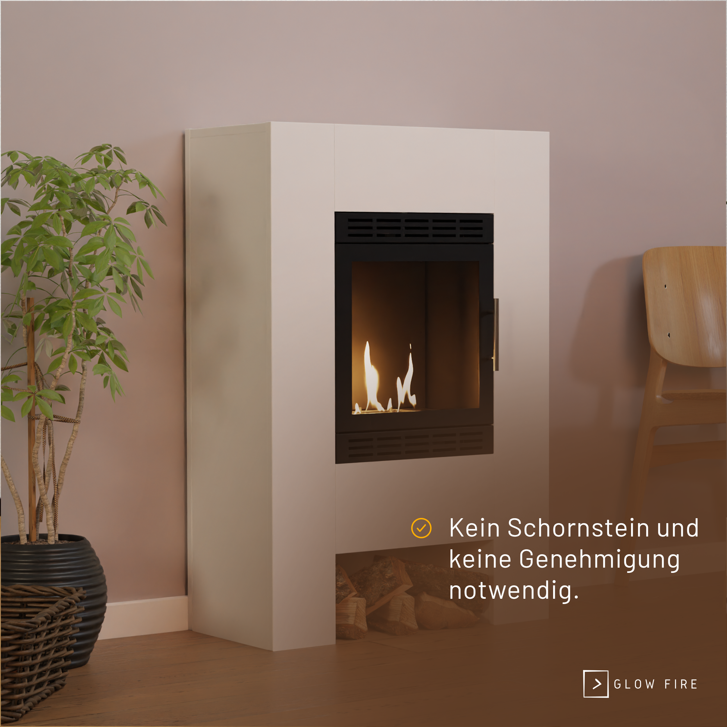 Glow Fire Hamar ethanolhaard