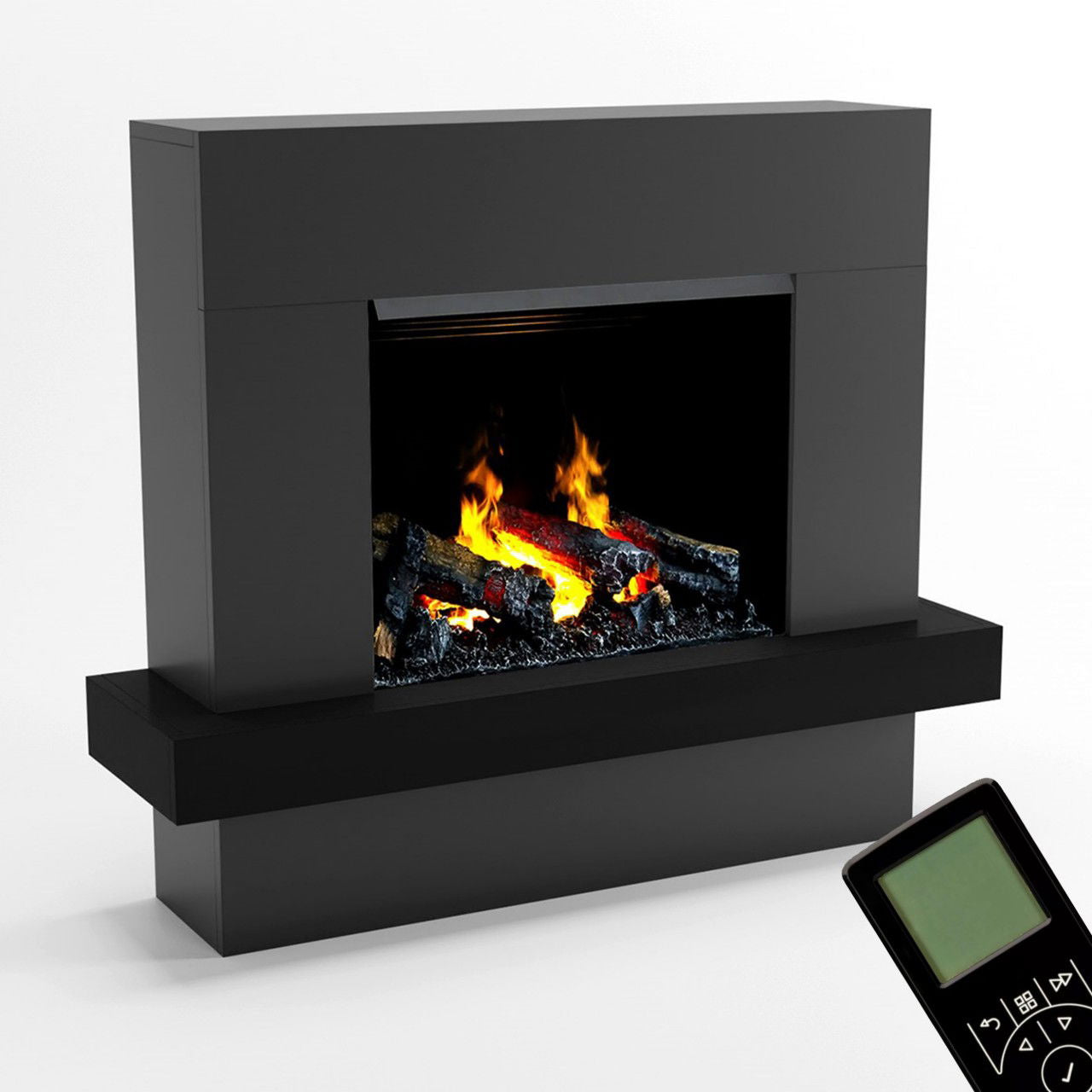Glow Fire Hera Opti Myst Grau Elektrokamin mit Wasserdampf