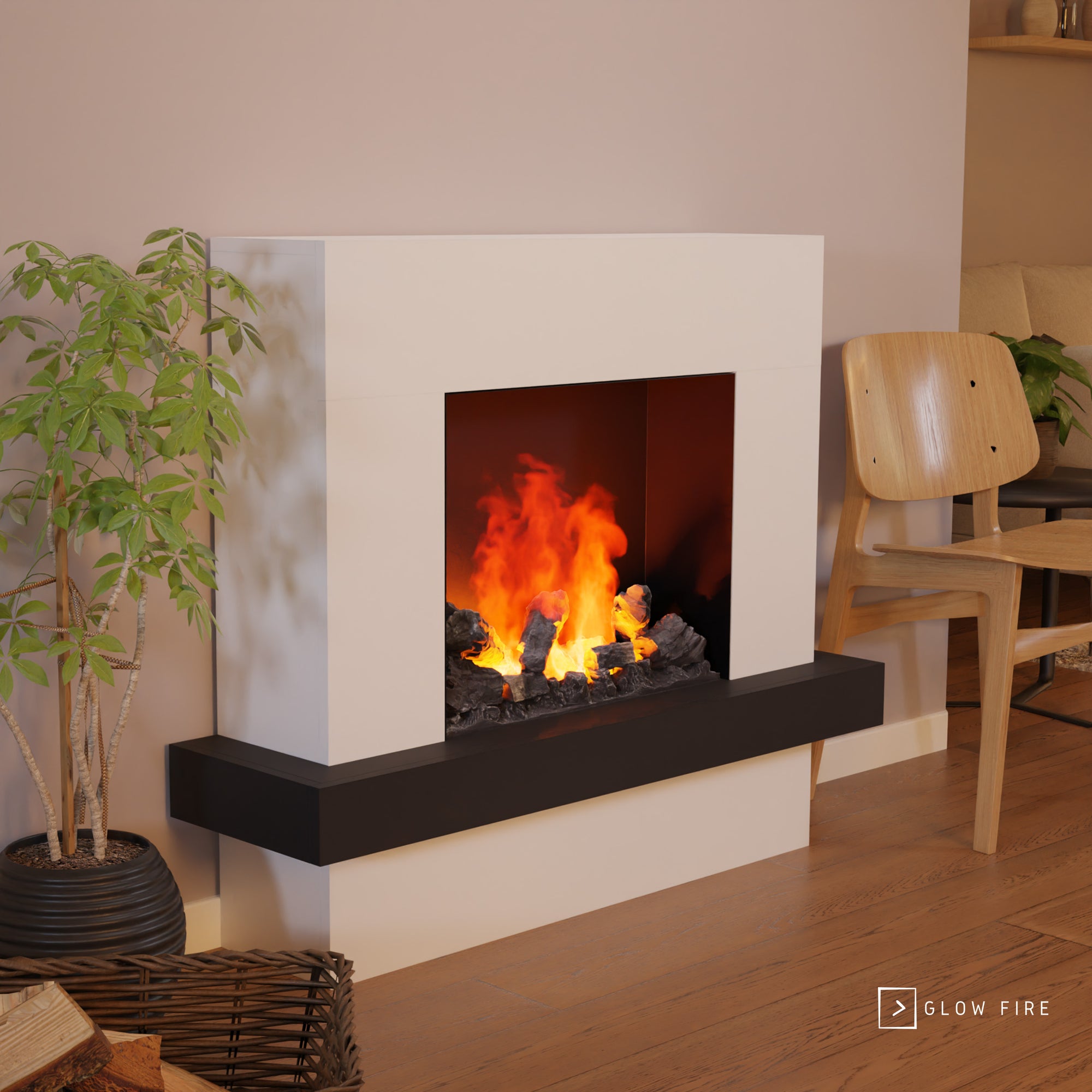 Cheminée électrique Glow Fire Hera Opti-Myst