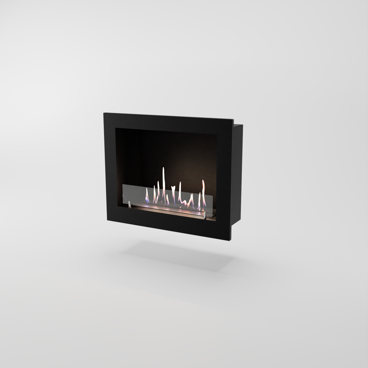 Glow Fire Inside Ethanol Kamin