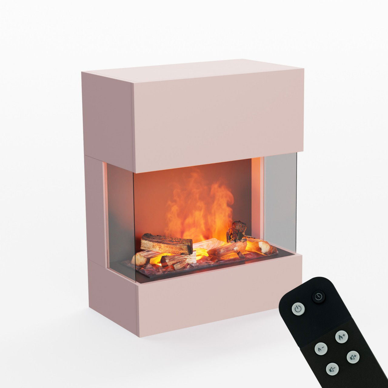 Glow Fire Kästner Wall Weiß Elektrokamin mit Wasserdampf