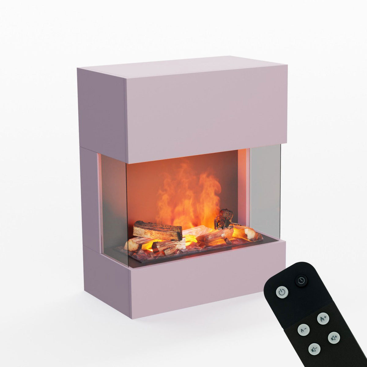 Glow Fire Kästner Wall Weiß Elektrokamin mit Wasserdampf