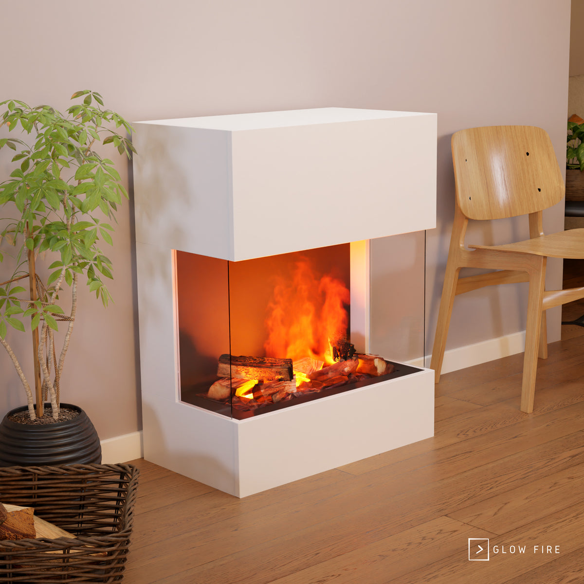 Cheminée électrique Glow Fire Kästner