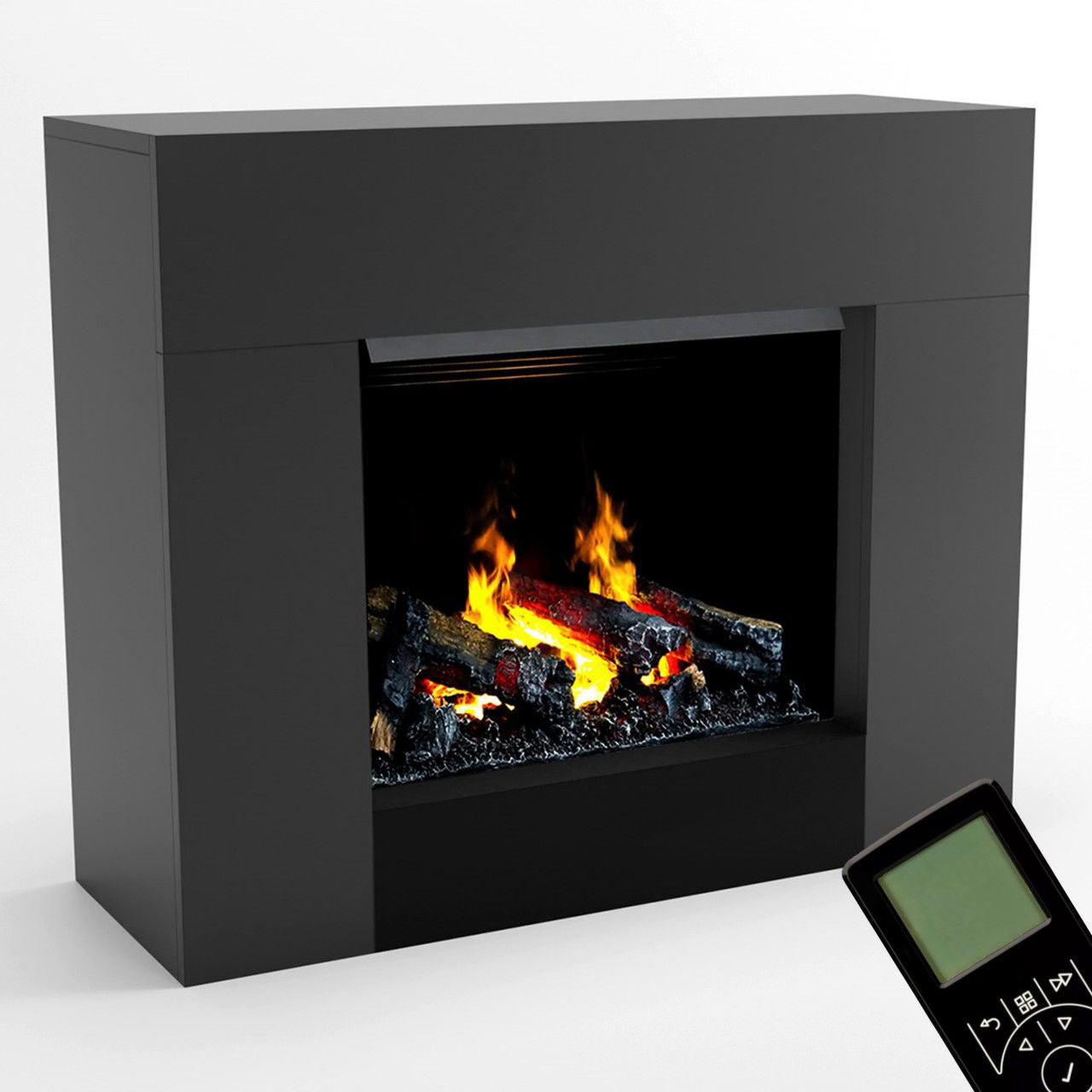 Glow Fire Kronos Opti Myst Grau Elektrokamin mit Wasserdampf