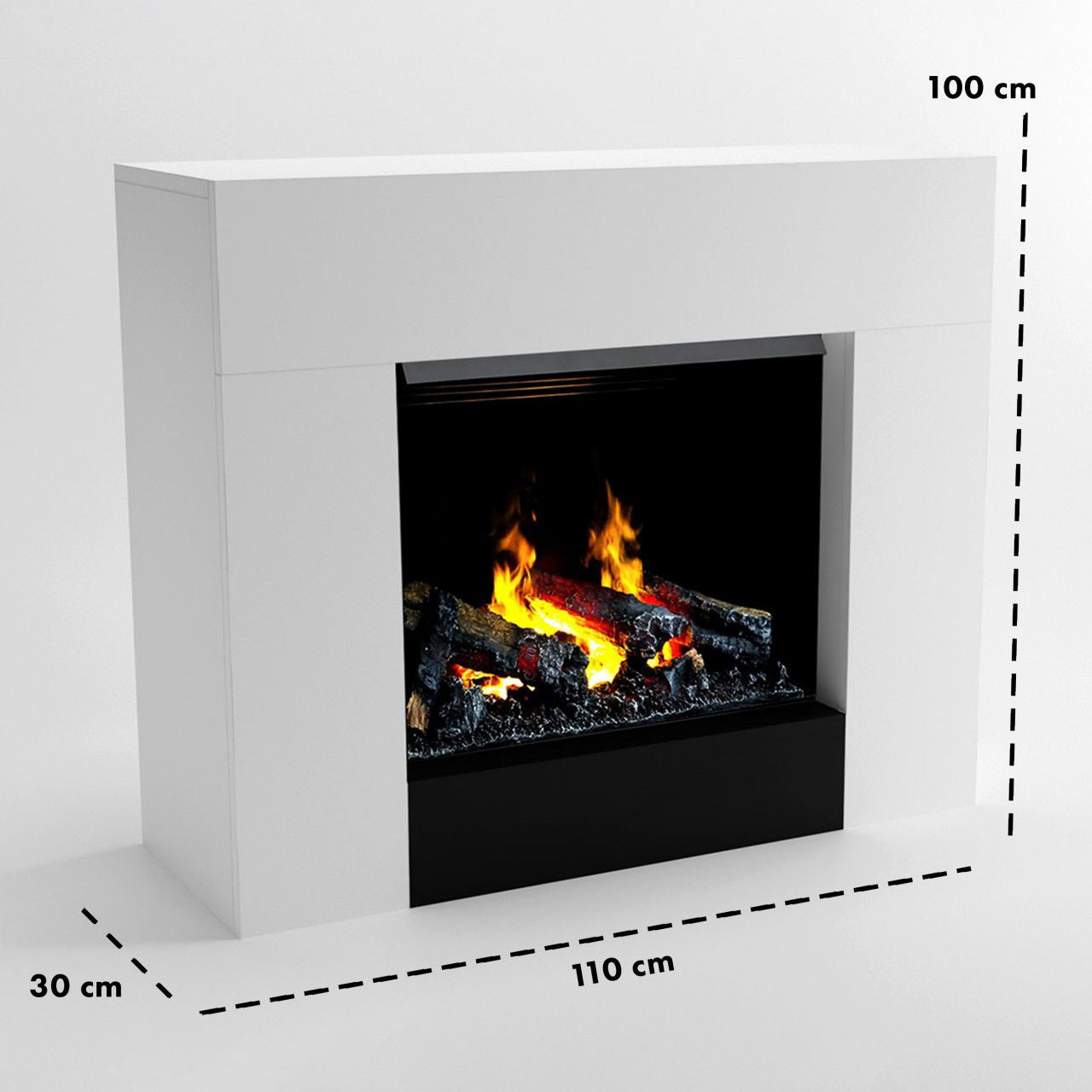 Glow Fire Kronos Opti Myst Elektrokamin mit Wasserdampf