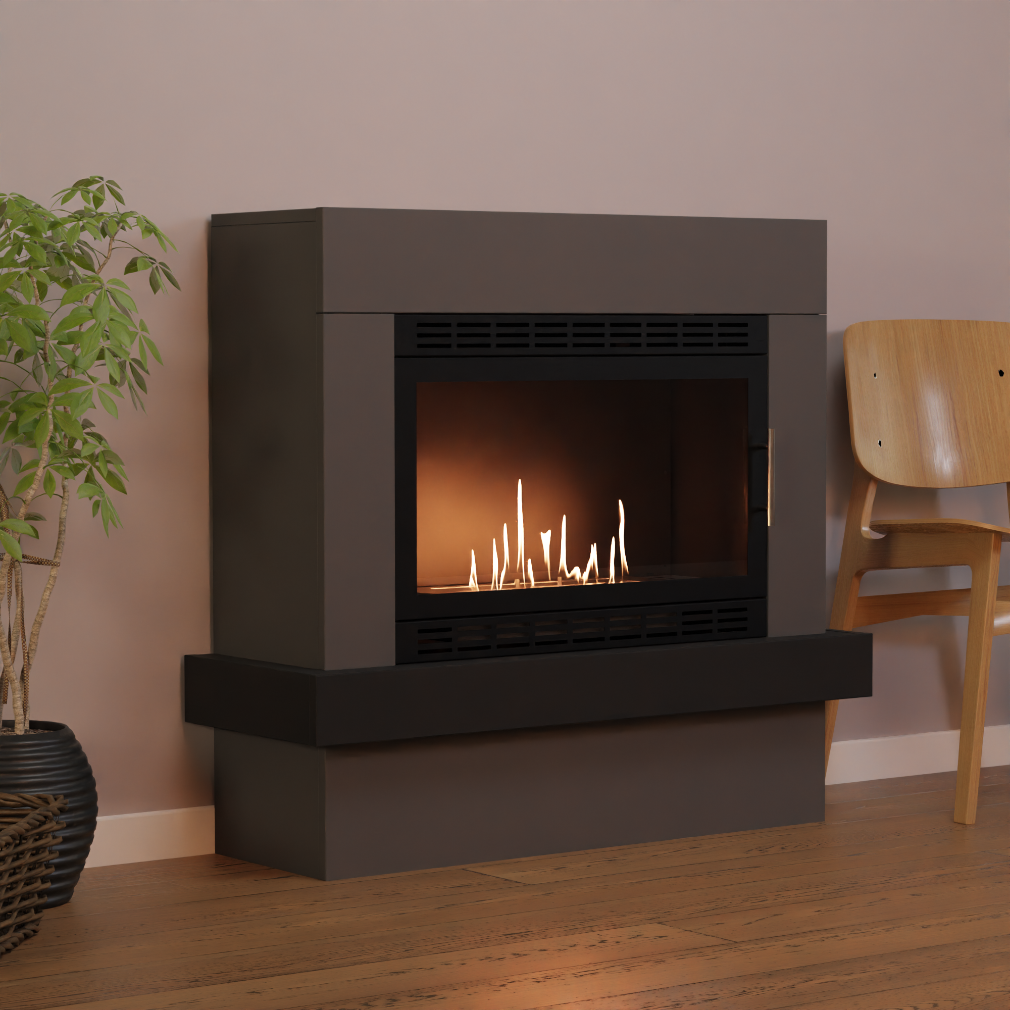 Glow Fire Larvik XL Vision Cheminée à l’éthanol