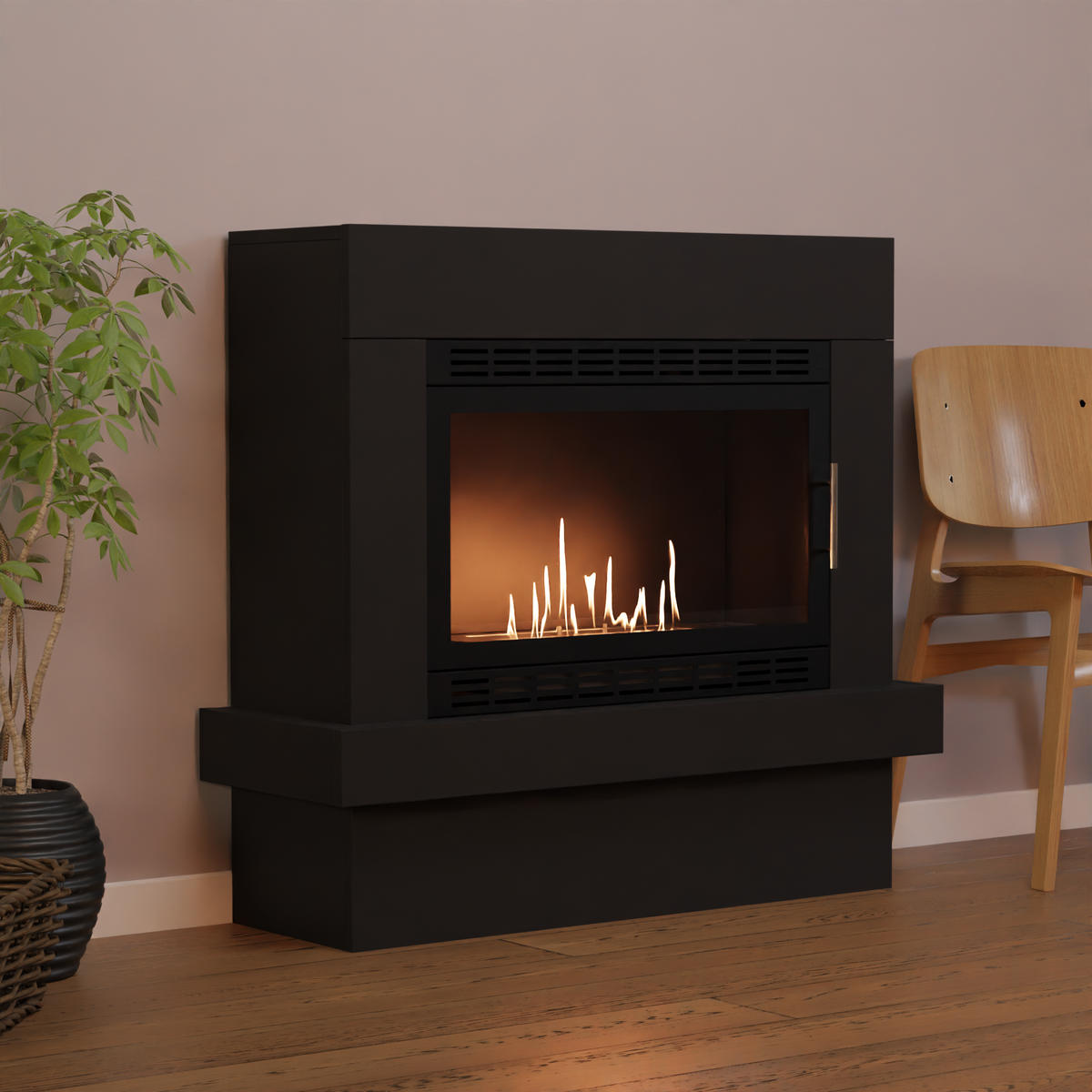 Glow Fire Larvik XL Vision Cheminée à l’éthanol