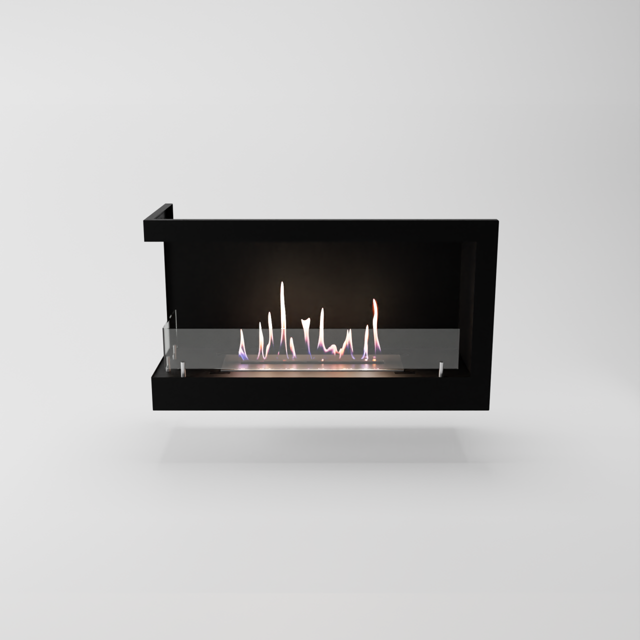 Glow Fire Corner Ethanol Kamin