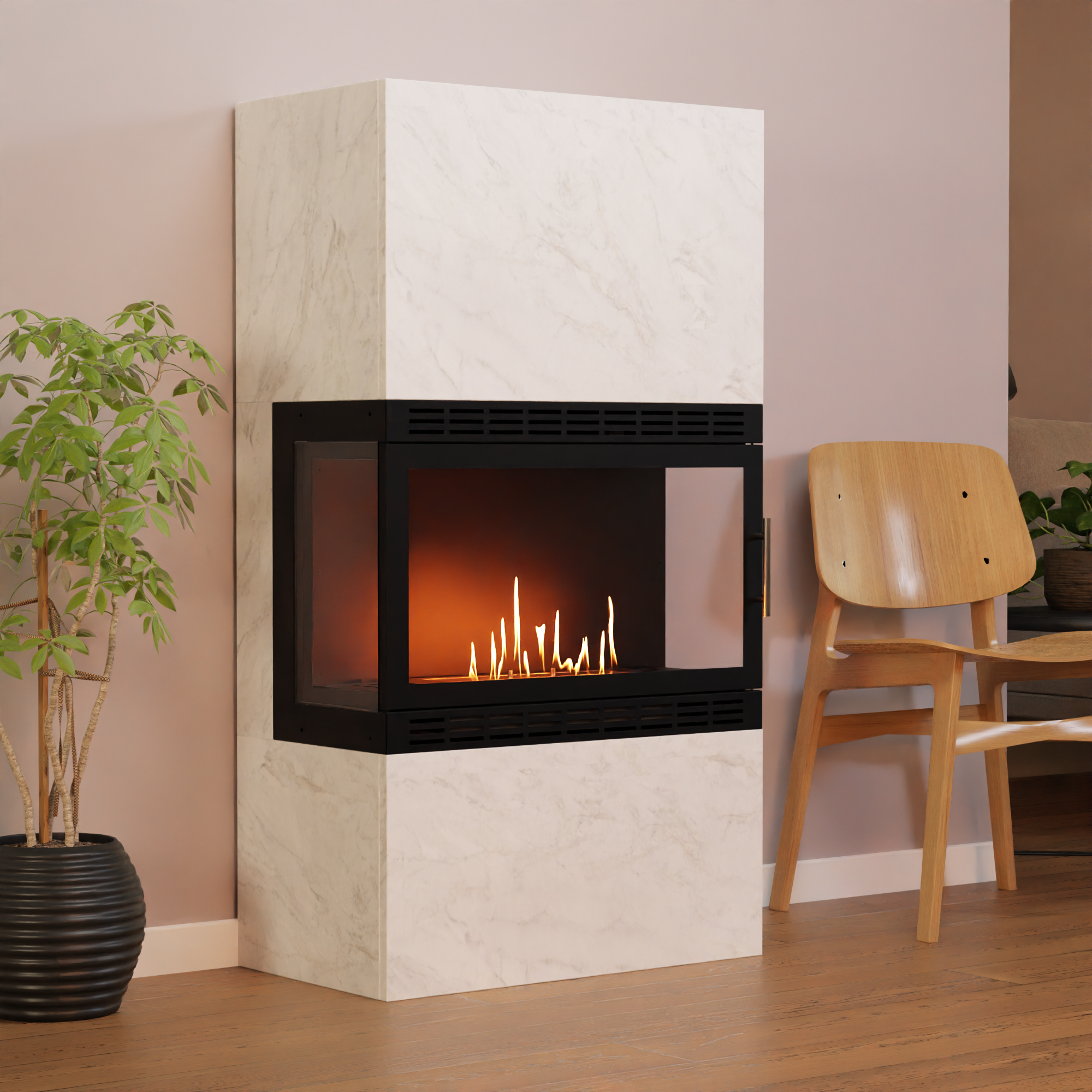 Glow Fire Lillesand Hoch XL Vision Ethanolkamin