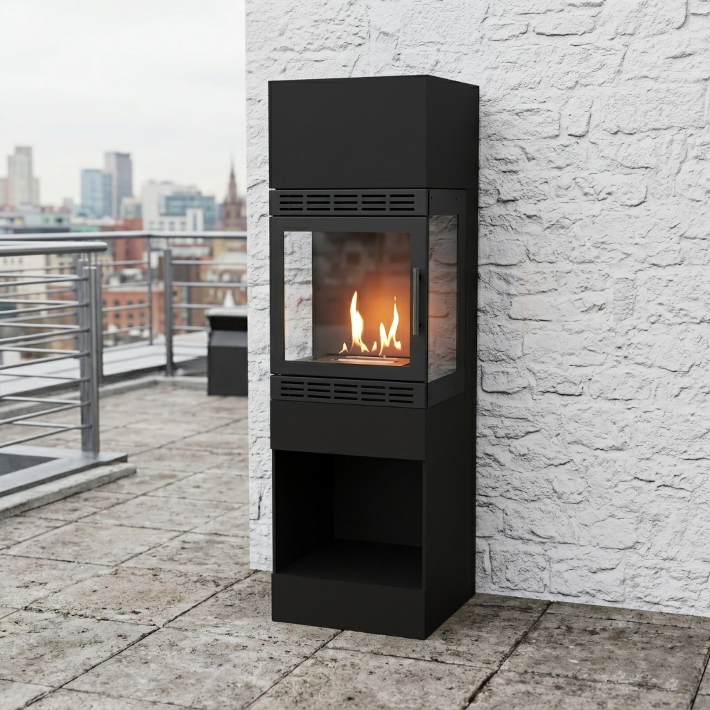 Glow Fire Lillesand Vision Outdoor Ethanolkamin