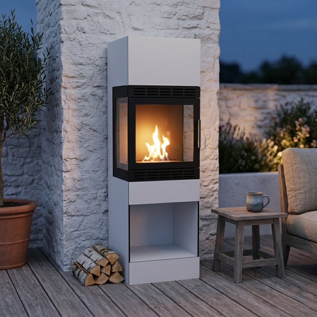 Glow Fire Lillesand Vision Outdoor Ethanolkamin