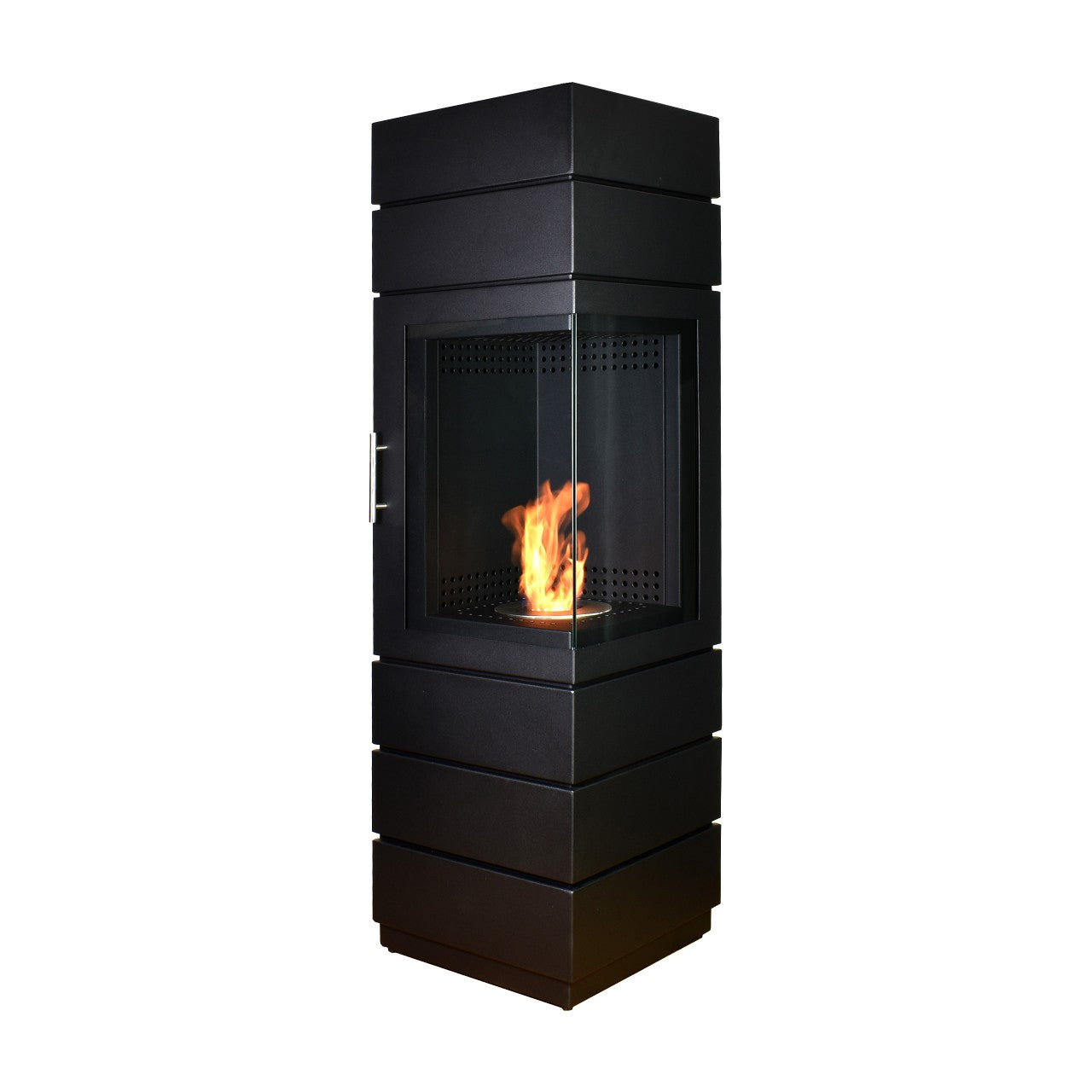 Glow Fire Mora Ethanol Kamin Schwarz